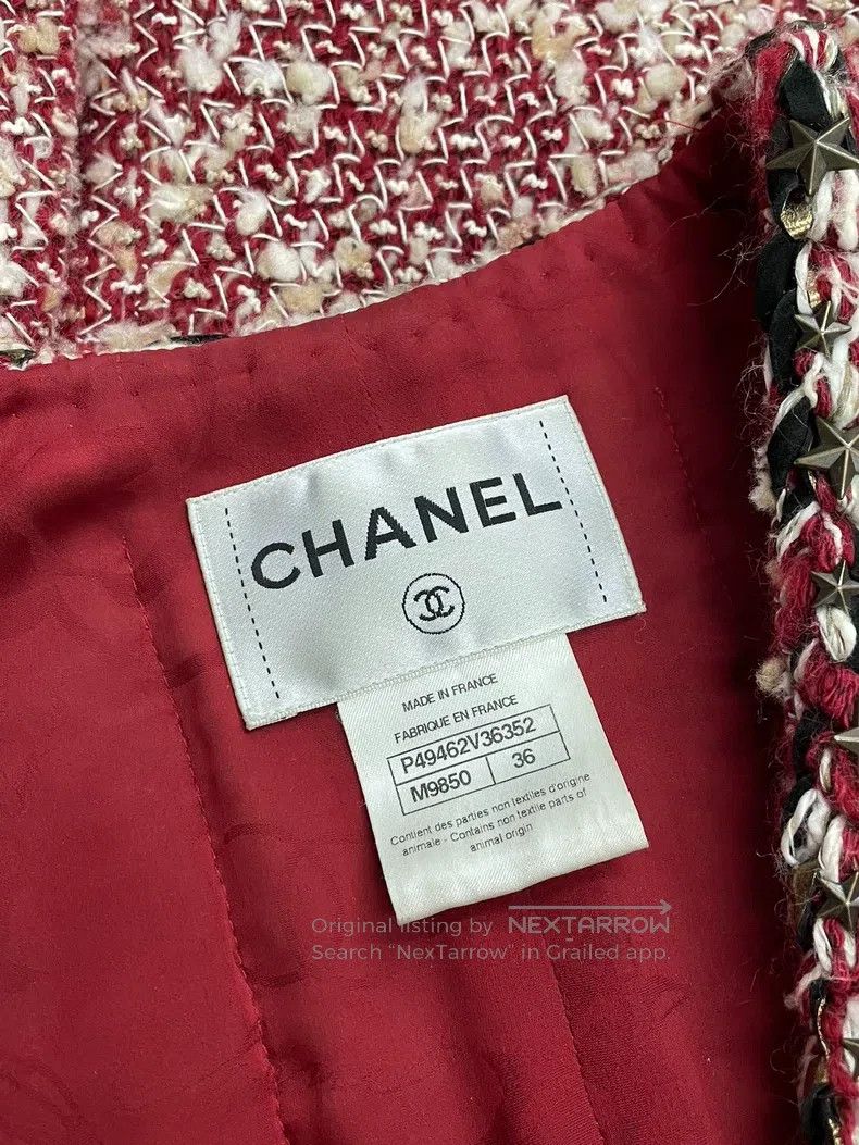 Chanel Chanel Red Dallas series snowflake beef "pork belly" five- Size XS / US 0-2 / IT 36-38 - 5 Thumbnail