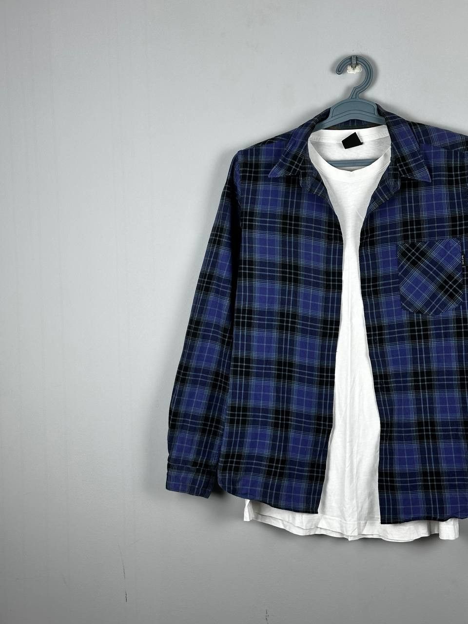 Paul Smith Paul Smith Casual Blue Check Designer Shirt Size M Size US M / EU 48-50 / 2 - 2 Thumbnail