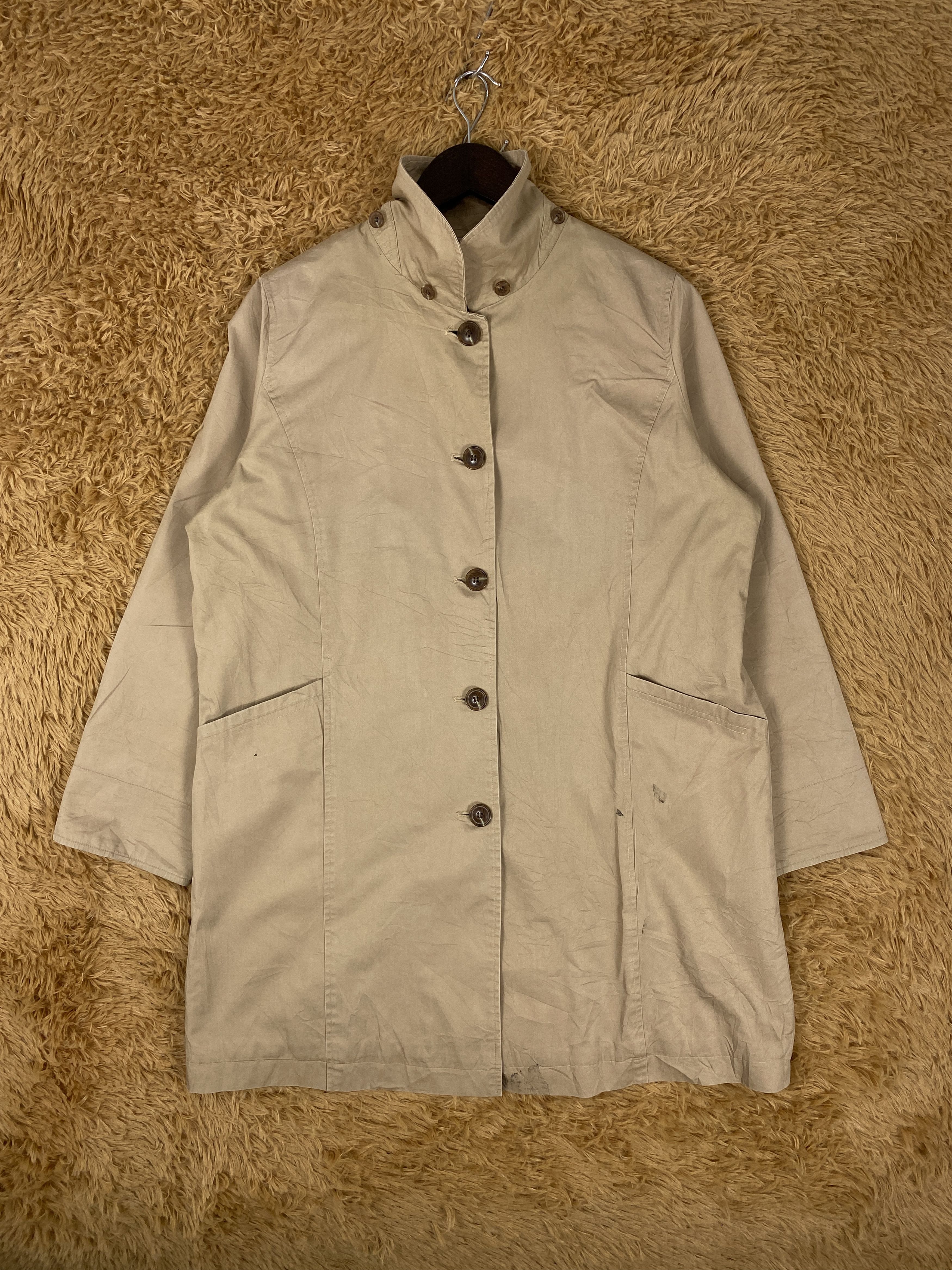 Japanese Brand Vintage Japanese Brand Checked Lining Long Jacket J2178 Size US S / EU 44-46 / 1 - 1 Thumbnail