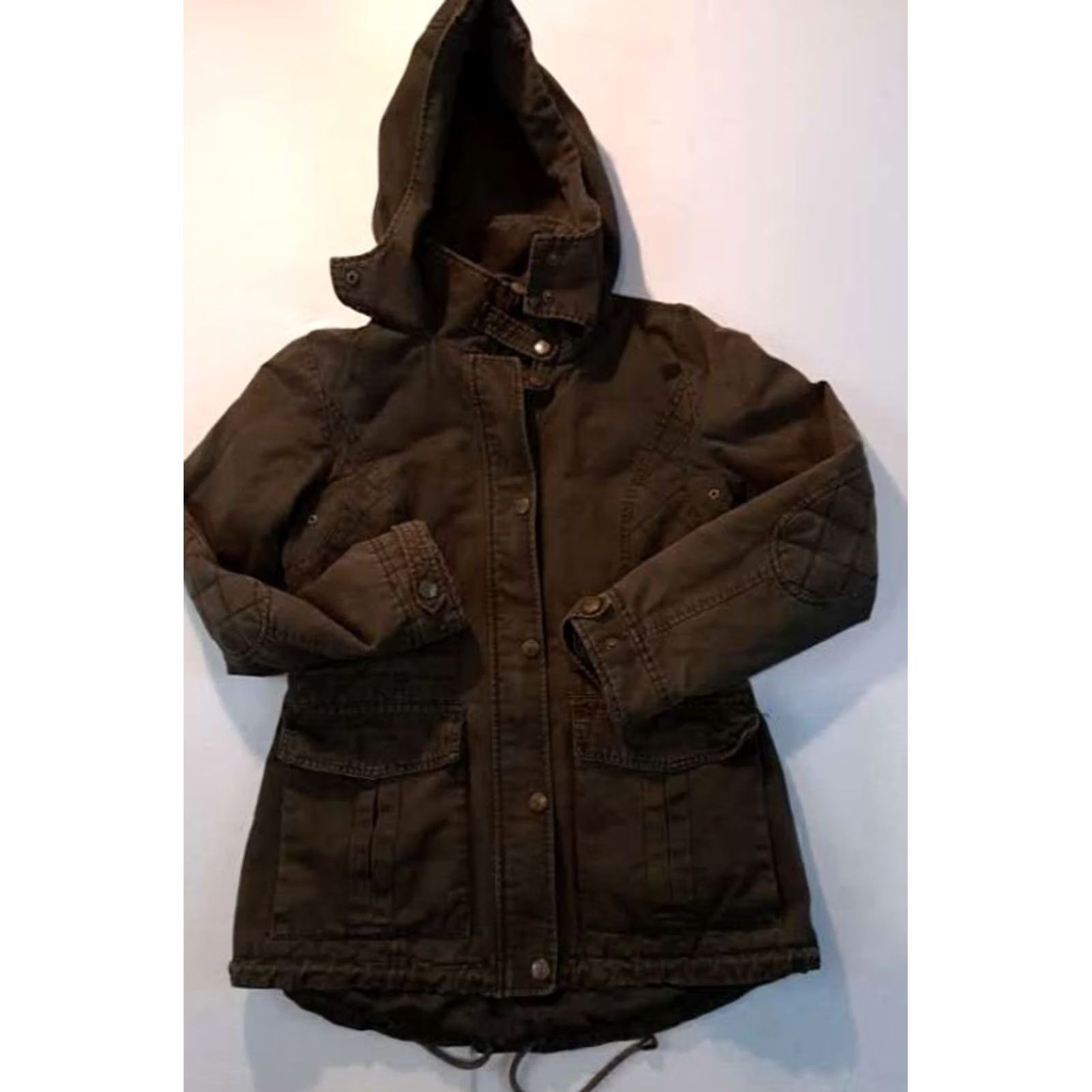 Guess VINTAGE GUESS Denim Jacket Womens Full Zip Button Green Petite Small Size S / US 4 / IT 40 - 4 Thumbnail