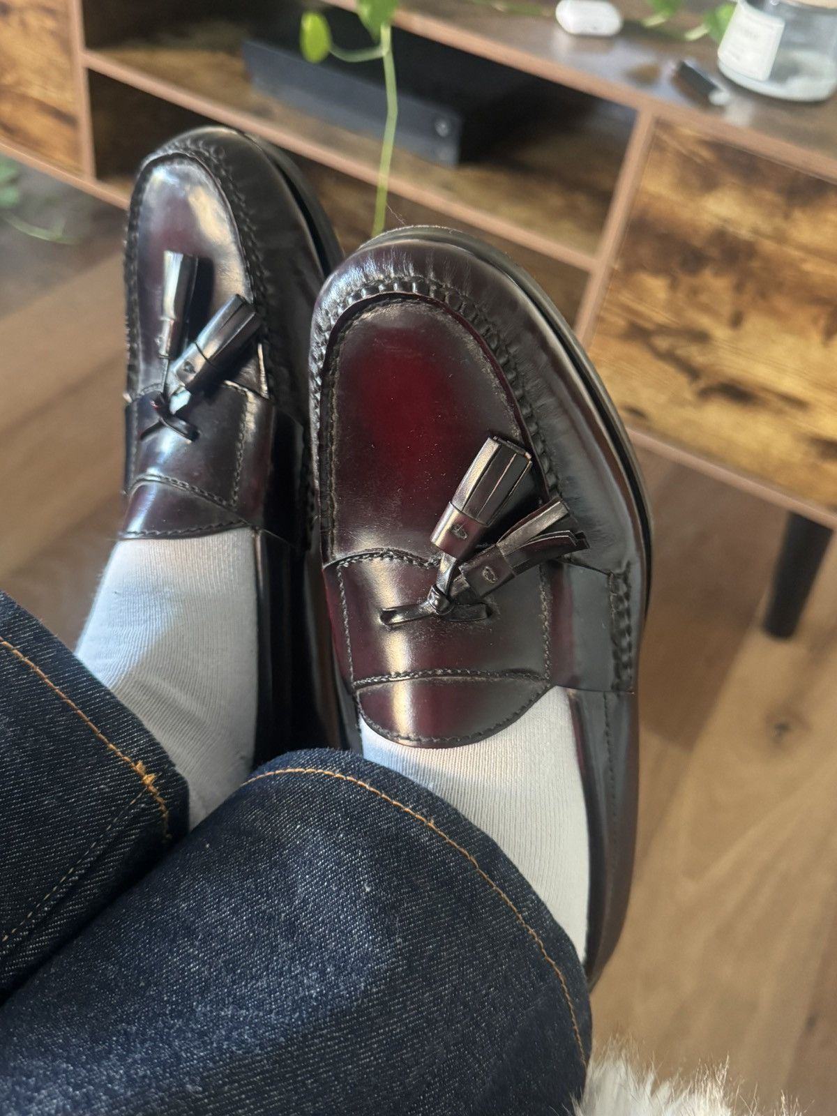 Cole Haan Oxblood Cole Haan Tassled Loafers Size US 9.5 / EU 42-43 - 6 Thumbnail