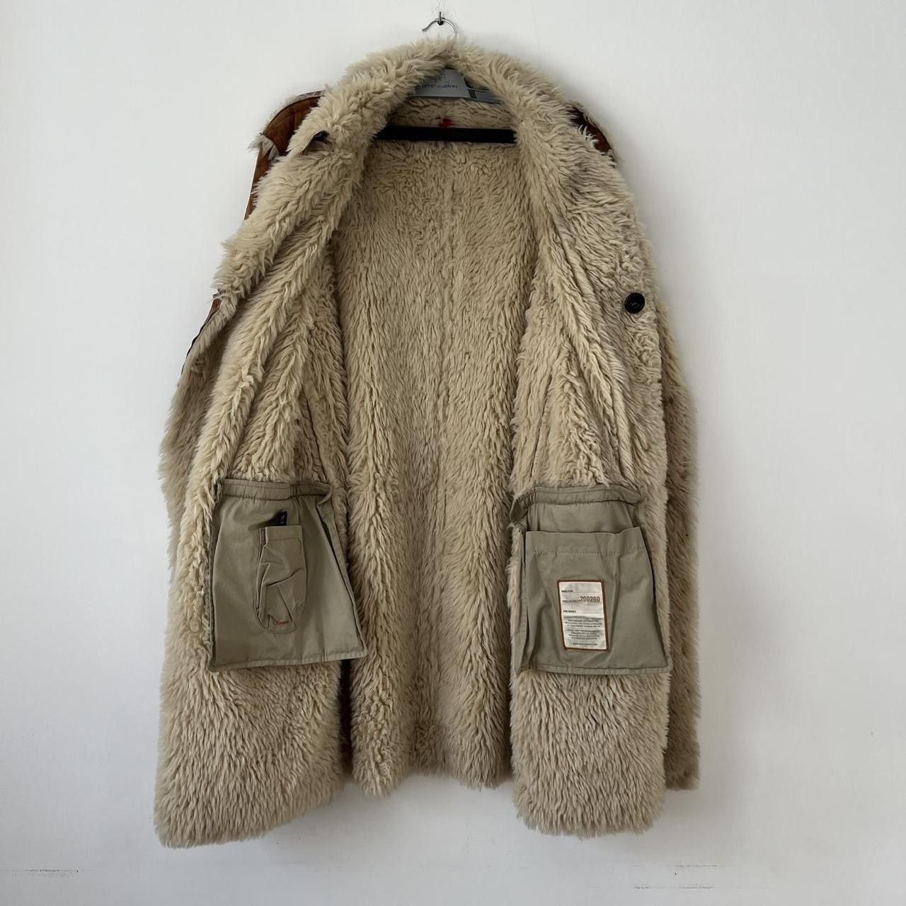 Hugo Boss Hugo Boss Brown Faux Shearling Coat Vintage Aviator Style Size US M / EU 48-50 / 2 - 5 Thumbnail