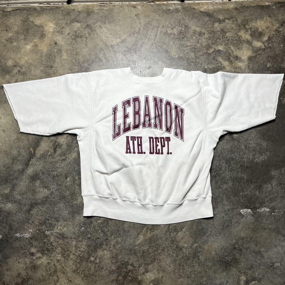 Vintage vintage cropped pullover athletic sweatshirt Size US L / EU 52-54 / 3 - 5 Thumbnail