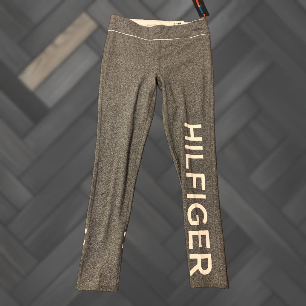 Tommy Hilfiger Tommy Hilfiger Sport Gray Leggings Size M Women Activewear Leggings Size 32" / US 10 / IT 46 - 1 Thumbnail