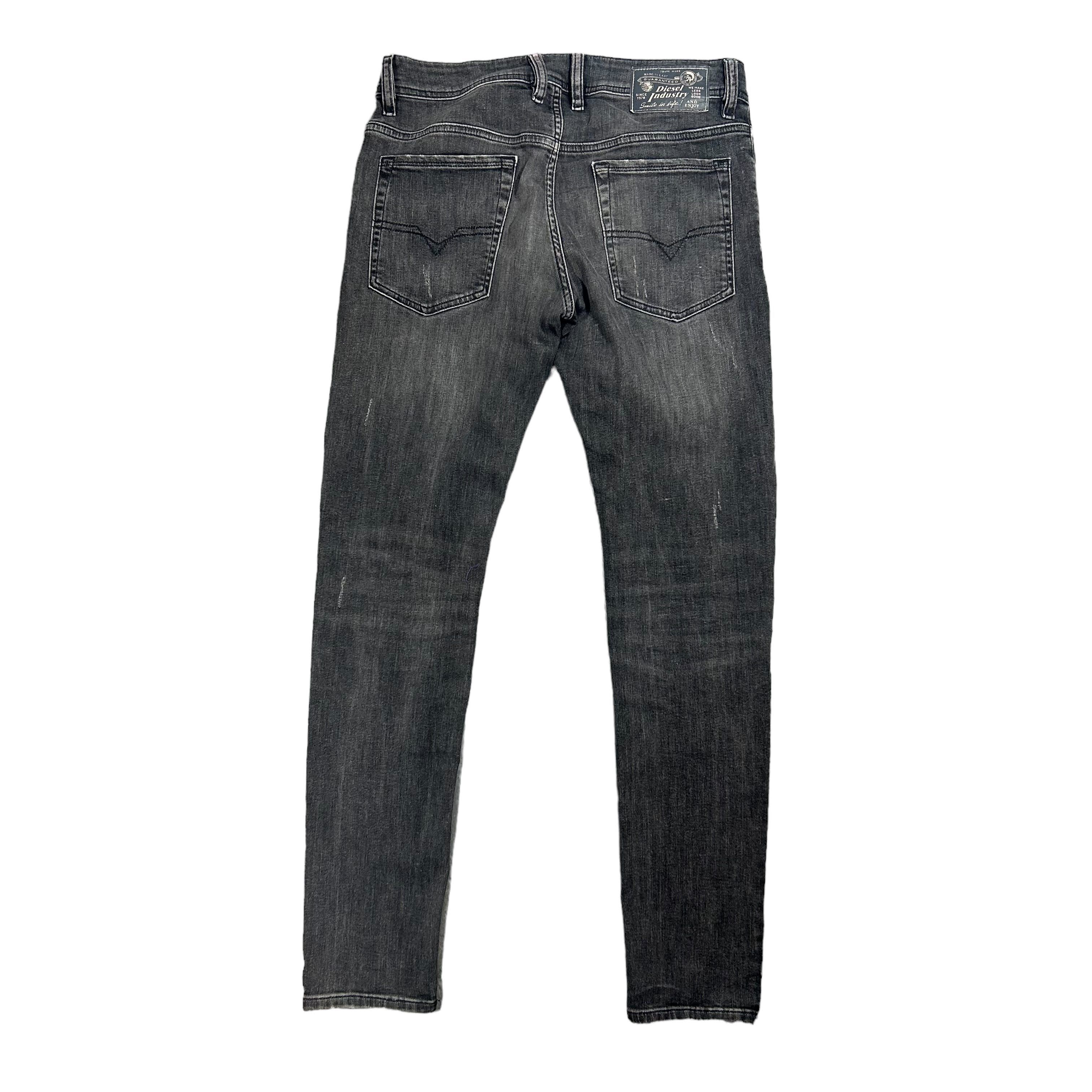Diesel Diesel Troxer Slim Skinny Black Stretch Denim W32L32 Size US 32 / EU 48 - 2 Thumbnail