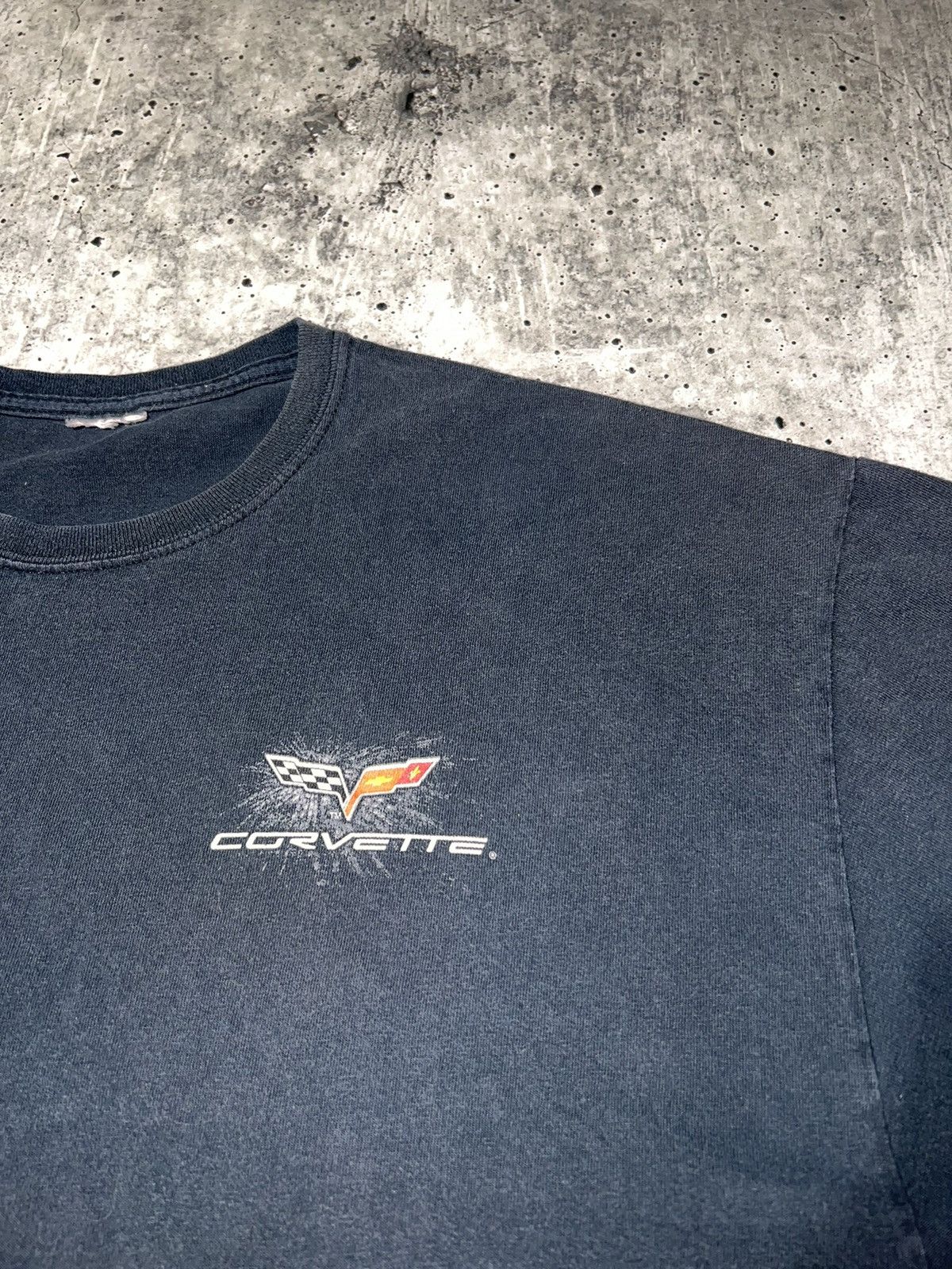 Other Vintage Y2K Faded Corvette Graphic Tee Size US XL / EU 56 / 4 - 4 Thumbnail