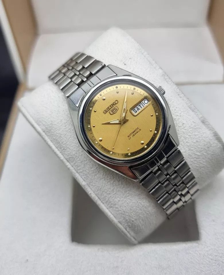 Seiko × Vintage Seiko - Vintage Seiko 5 Automatic Day/Date Watch Size 36 - 3 Thumbnail
