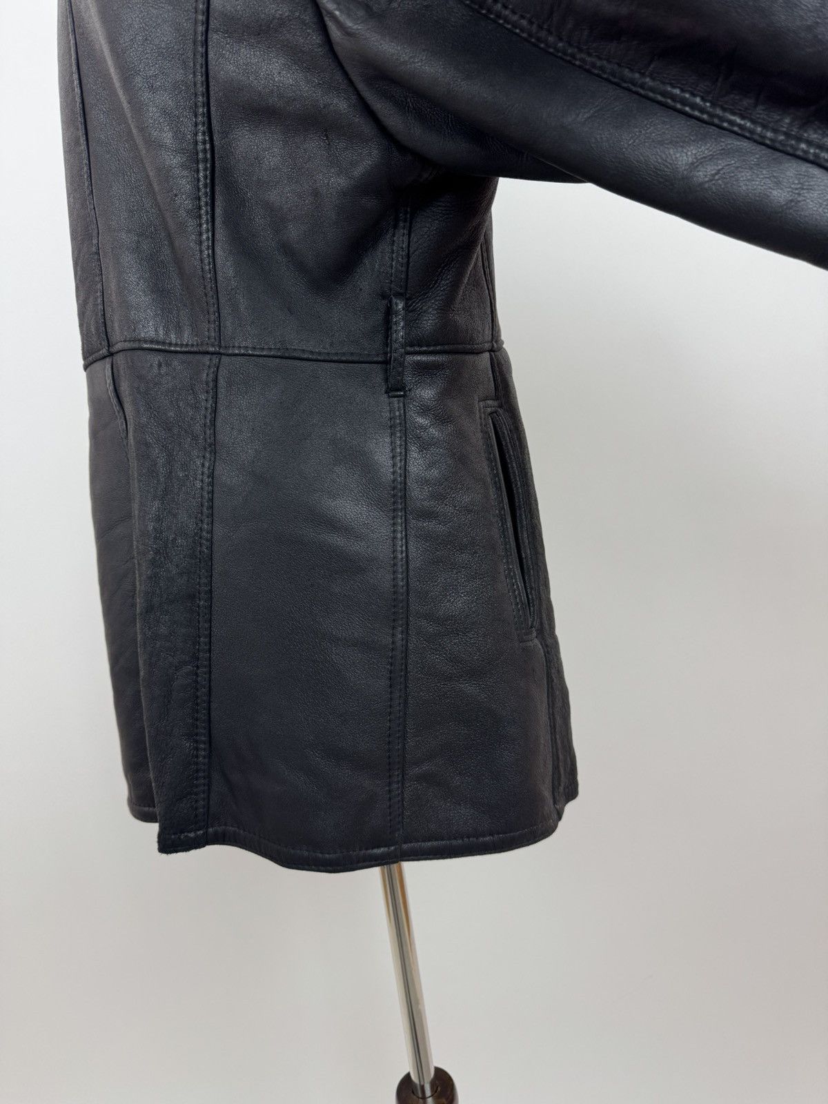 Other Miller Sheepskin Womens Jacket British Made Leather Coat Size L / US 10 / IT 46 - 9 Thumbnail
