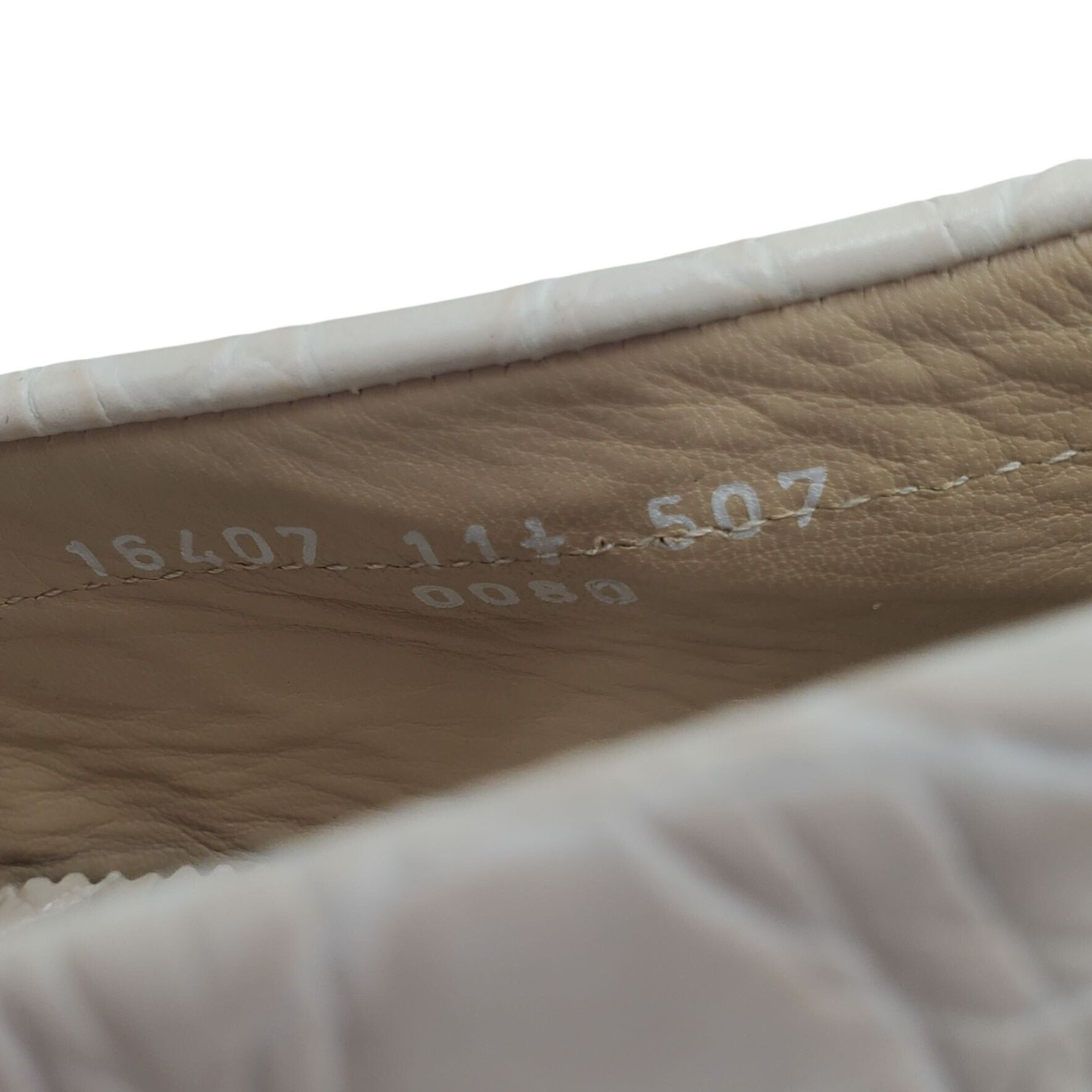 Aldo Brue Aldo Brue Men size 11 Beige Crocodile Embossed Leather Drivi Size US 11 / EU 44 - 7 Thumbnail
