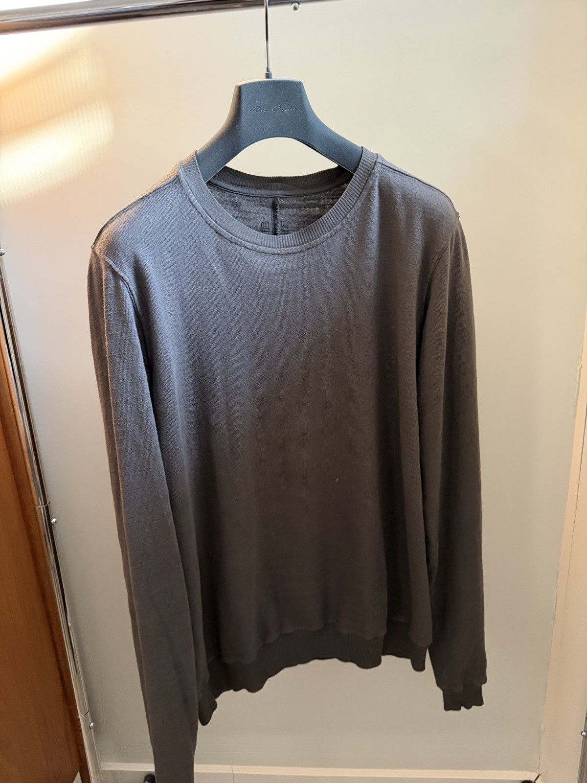 Rick Owens Drkshdw Grey Sweater in Cotton Size US XL / EU 56 / 4 - 1 Thumbnail