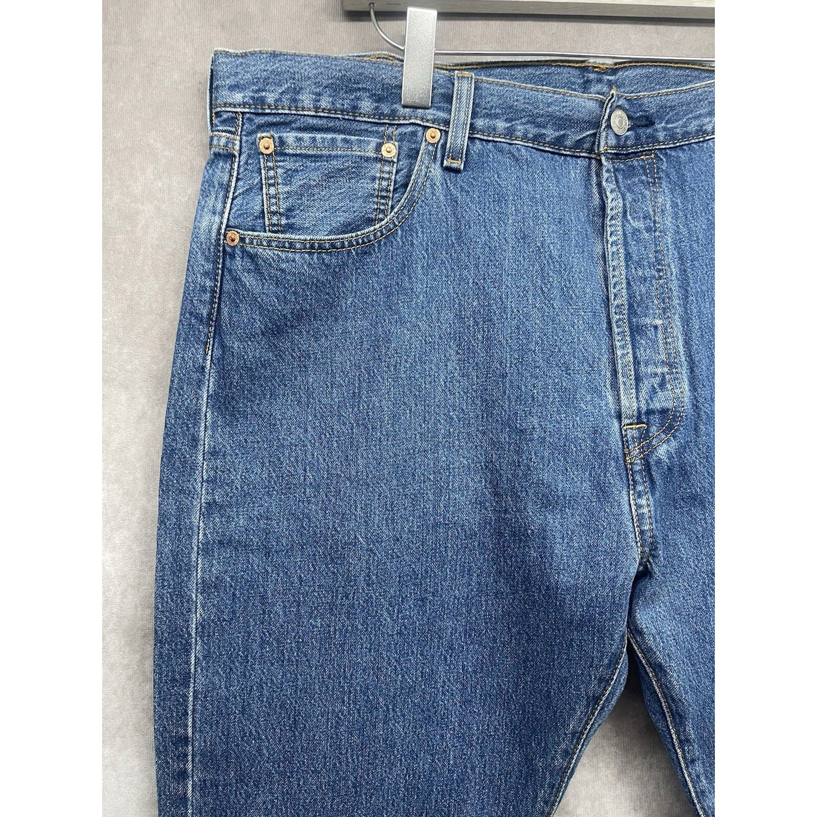 Levi's 90s Levi’s 501 Jeans Mens 40 X 29 WPL423 Button Fly Blue Li Size US 40 / EU 56 - 6 Thumbnail