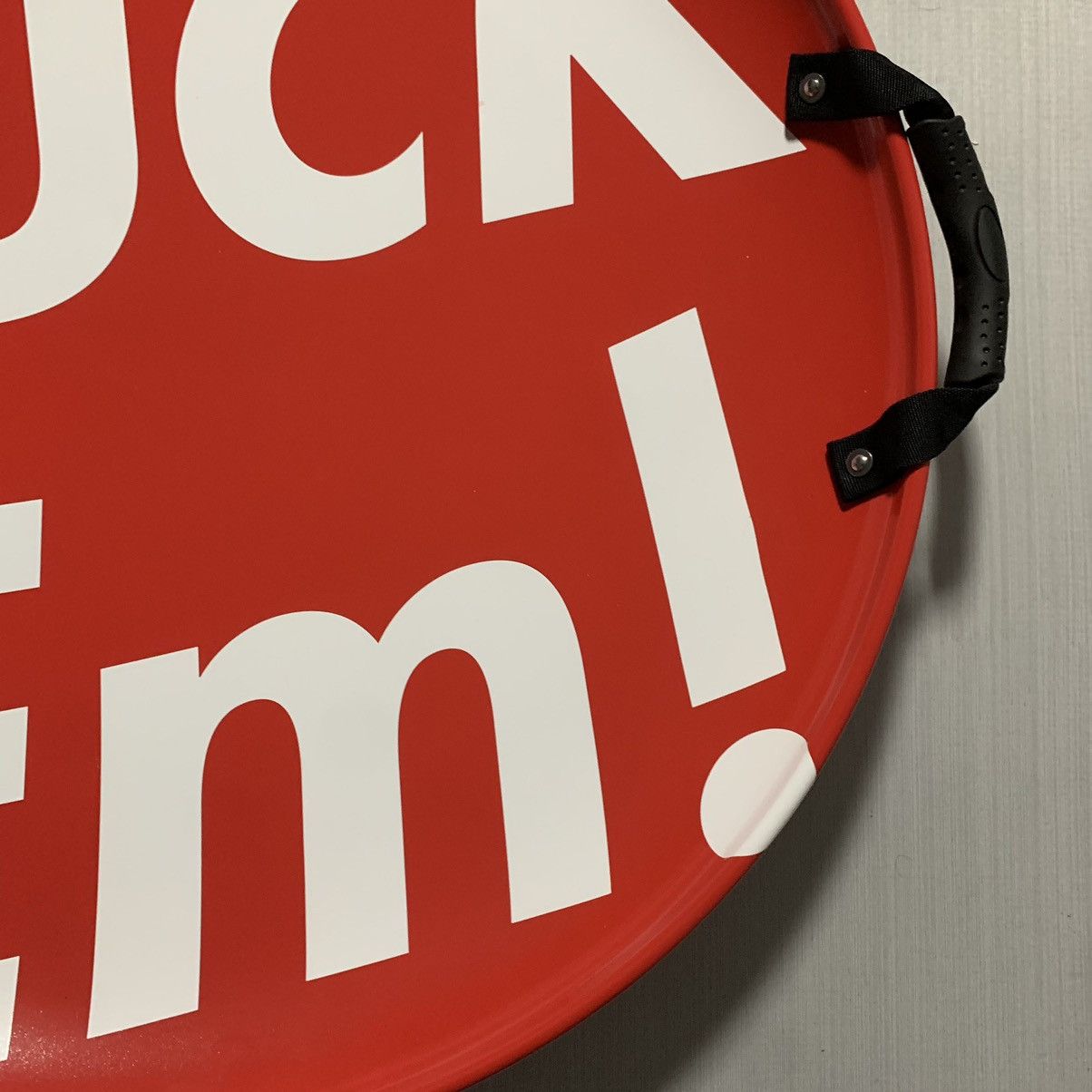 Supreme Supreme Large Fuck Em! Red Sled Size ONE SIZE - 5 Thumbnail