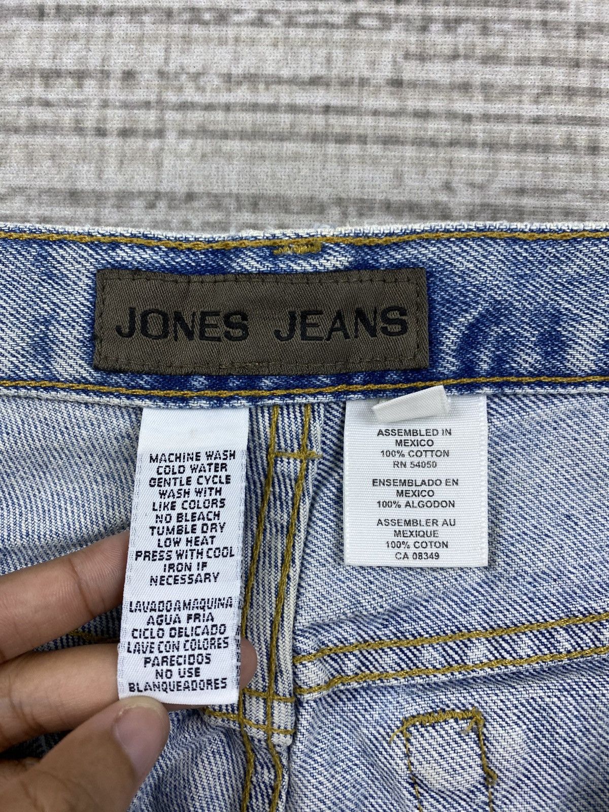 If Six Was Nine × Jones New York × Vintage Vintage Jones Jeans Ripped Style Denim Pants Size US 28 / EU 44 - 13 Thumbnail