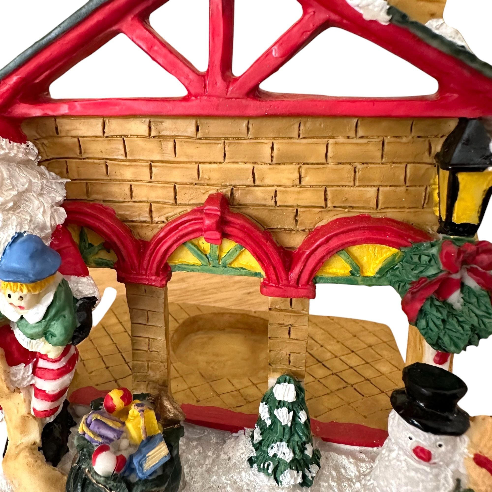 Handmade × Vintage VTG Gift Collection Candle Holder New Christmas Wreath Santa Size ONE SIZE - 3 Thumbnail