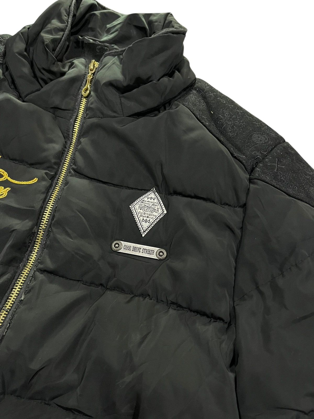 Hysteric Glamour ☠️COOL DRIVE STRIKER☠️ BLACK SENSE PUNK LGB PUFFER DOWN JACKET Size US M / EU 48-50 / 2 - 5 Thumbnail