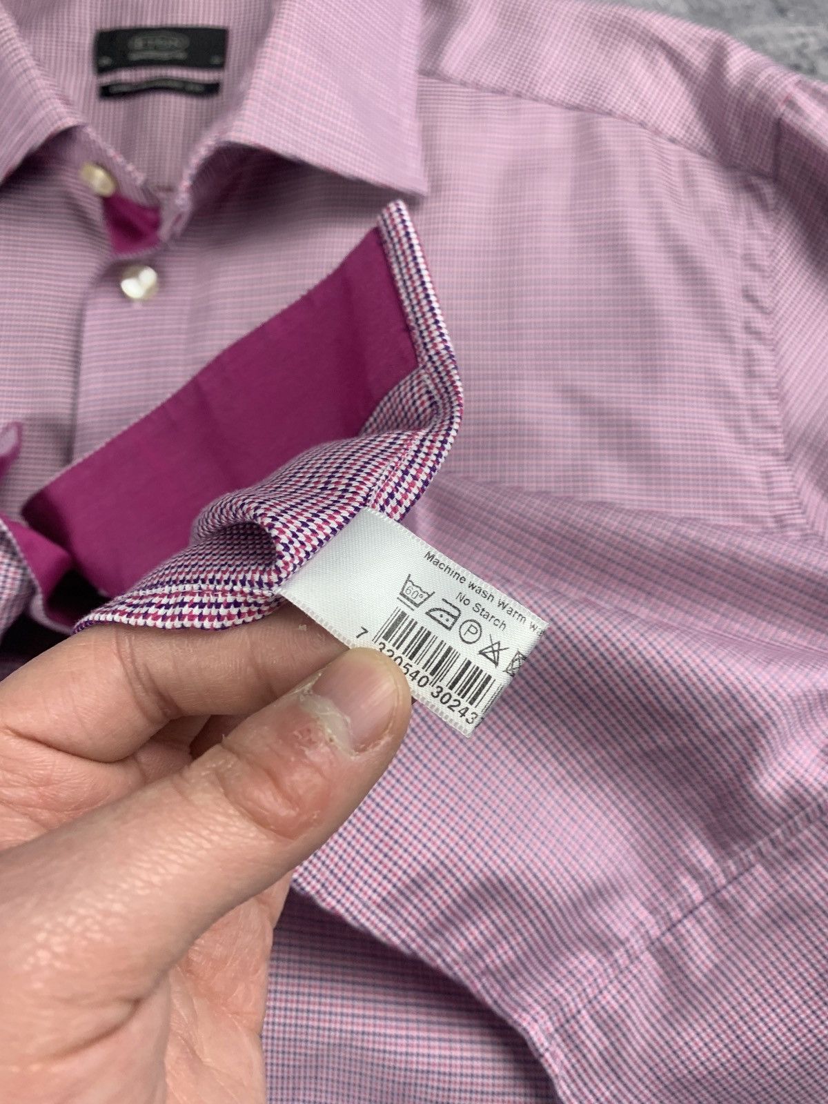 Eton Eton Contemporary Fit Shirt Buttons-Up Long Sleeve Men’s 44 Size US L / EU 52-54 / 3 - 7 Thumbnail