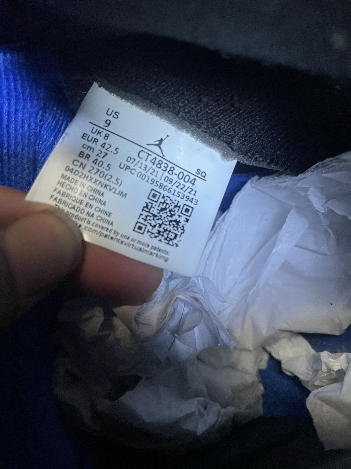 Jordan Brand Jordan 5 races blue size 9 Size US 9 / EU 42 - 6 Thumbnail