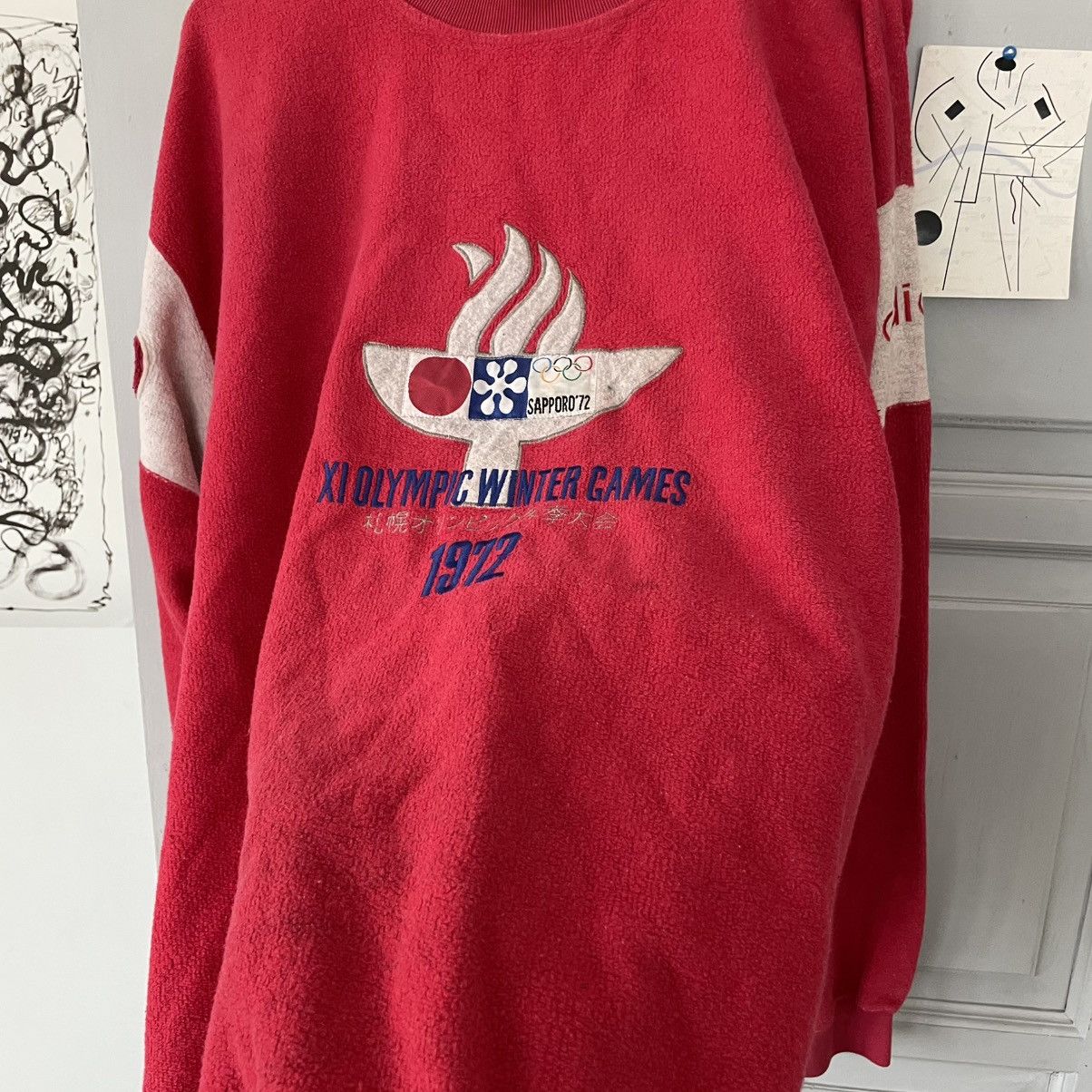 Japanese Brand Vintage ADIDAS Sapporo 1972 Olympic Games Japan Sweatshirt Size US XL / EU 56 / 4 - 5 Thumbnail