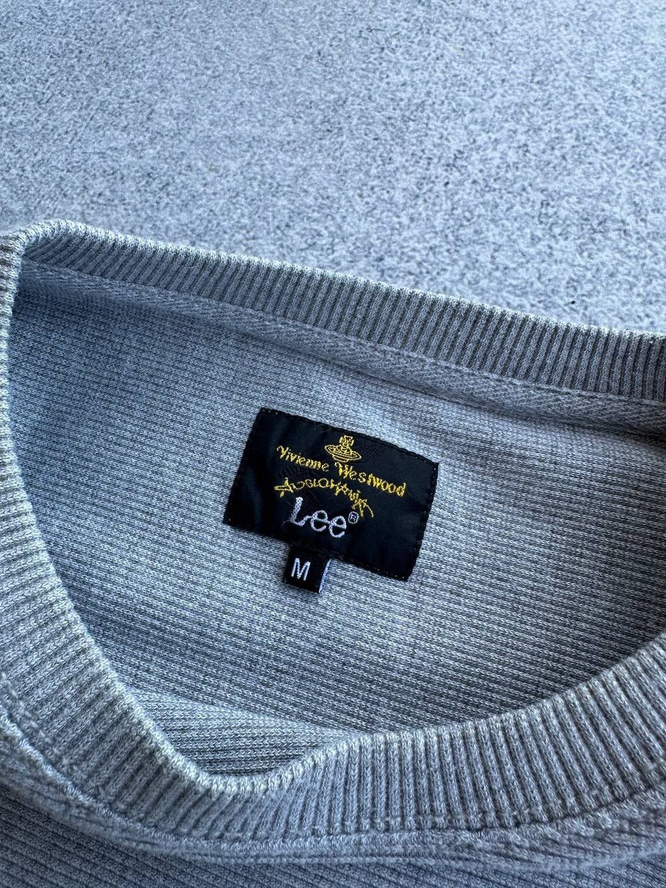 Vivienne Westwood Vivienne Westwood x Lee Anglomania Multilogo Grey Sweatshirt Size US S / EU 44-46 / 1 - 4 Thumbnail