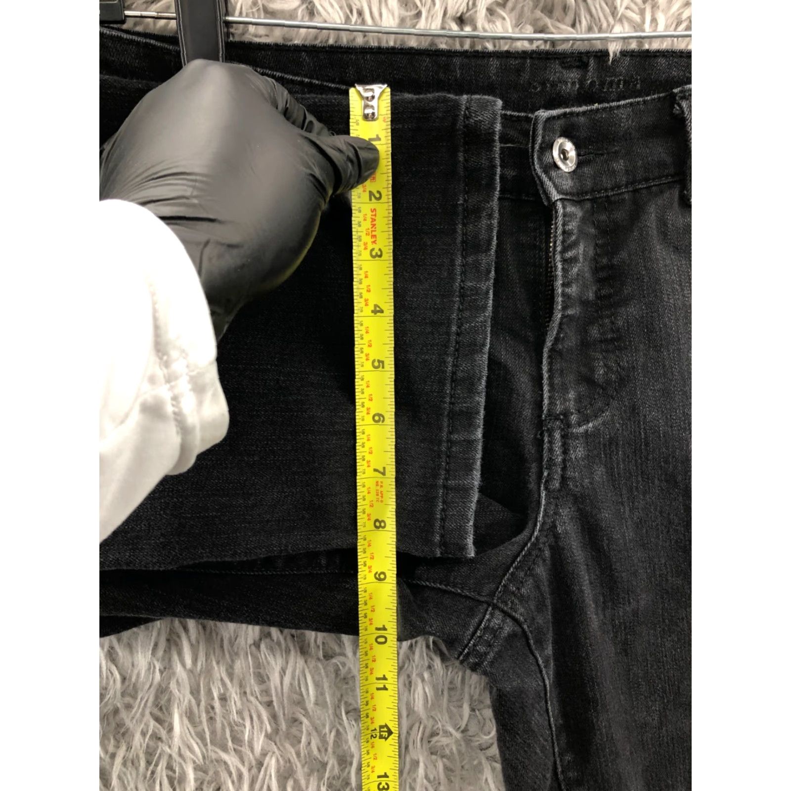 Vintage Sonoma Jeans Womens Short 8 Dark Wash Black Straight Size 30" / US 8 / IT 44 - 4 Thumbnail