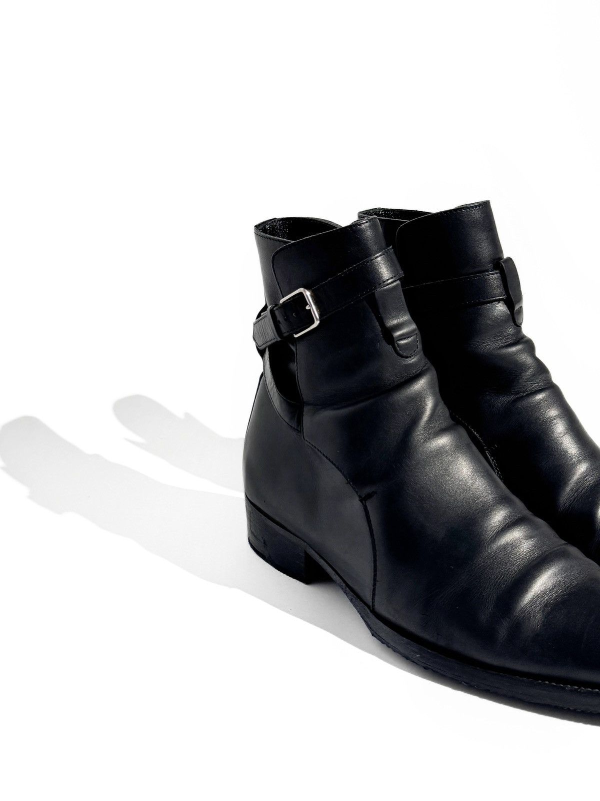 Saint Laurent Paris FW16 Saint Laurent Black Leather Jodhpur Ankle Boots Size US 6.5 / EU 39-40 - 3 Thumbnail