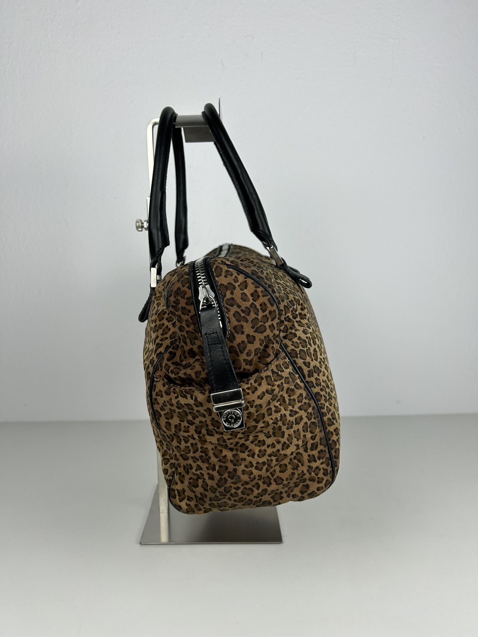 Bottega Veneta Vintage Bottega Veneta leopard print mini boston bag Size ONE SIZE - 3 Thumbnail