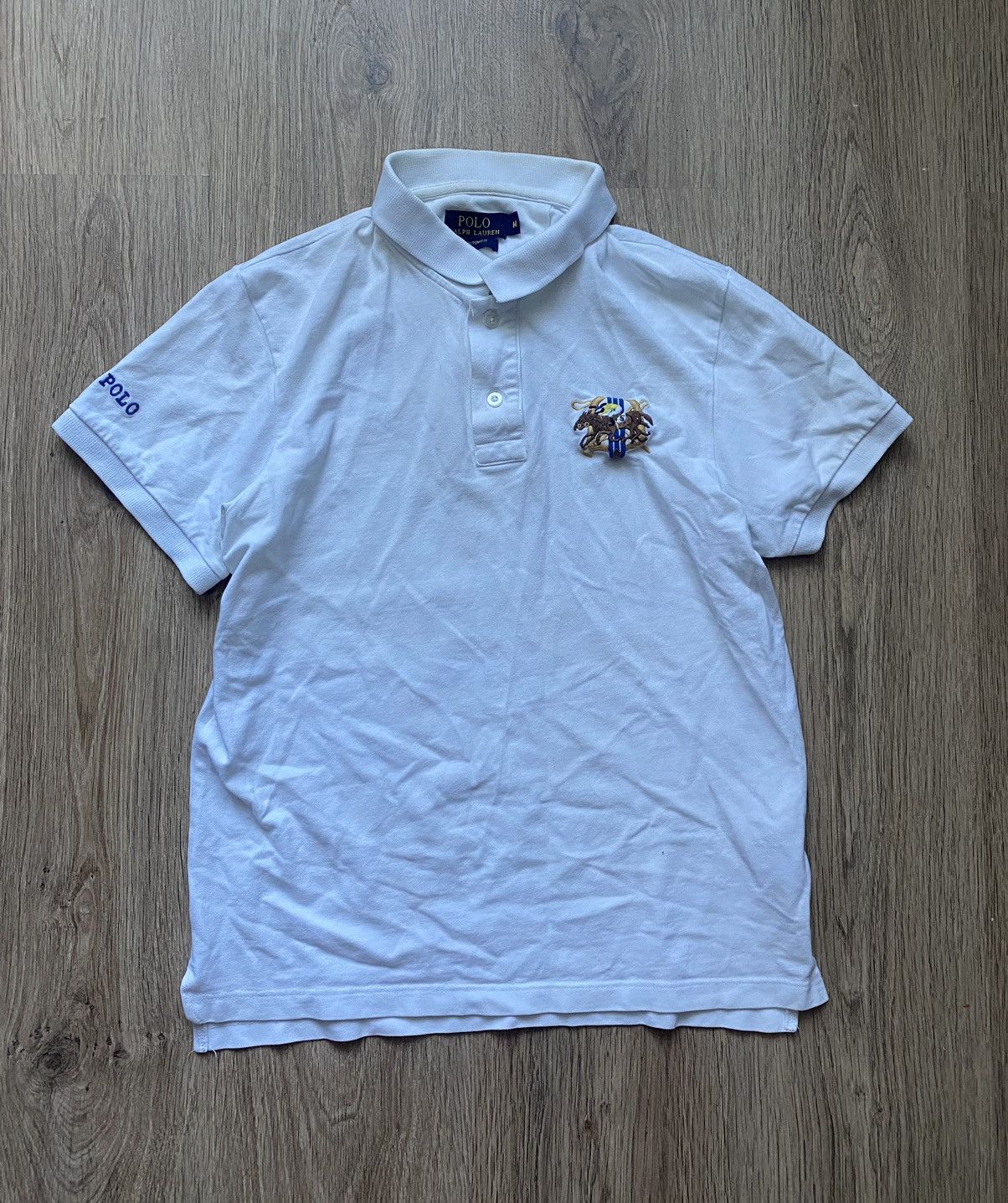 Polo Ralph Lauren × Ralph Lauren × Vintage Rare Mens Vintage Polo Ralph Lauren Polos T-shirt Y2K USA Size US S / EU 44-46 / 1 - 1 Thumbnail