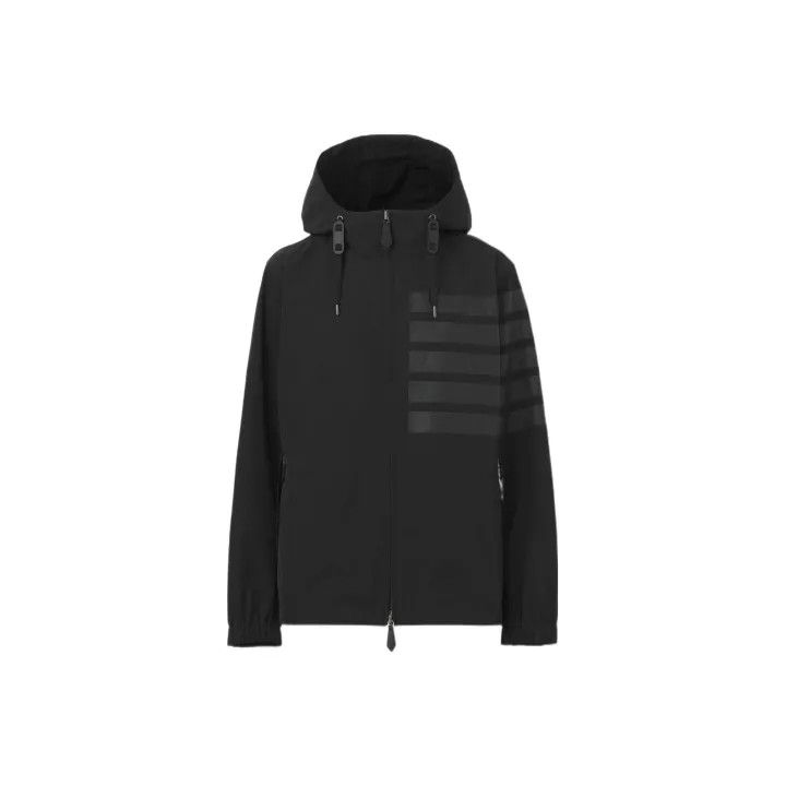 Burberry Burberry Black Long Sleeve Hooded Jacket Size US S / EU 44-46 / 1 - 1 Thumbnail