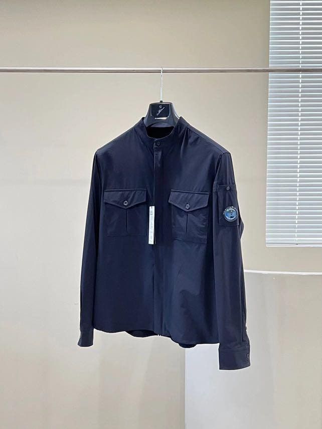 image of C P Company x Emporio Armani Cp Company X Emporio Armani Overshirt XL in Dark Navy, Men's
