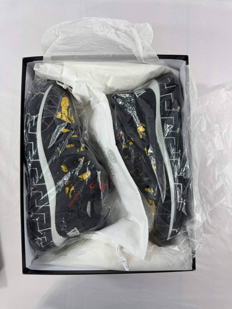 Versace Versace Trigreca 'Barocco Print - Black' Sneakers Size US 12 / EU 45 - 13 Thumbnail