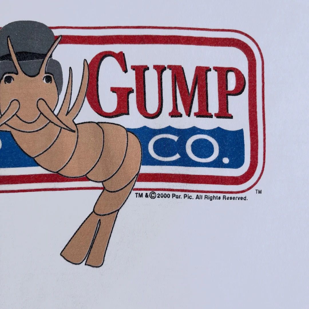 Jerzees × Vintage Forrest Gump 2000 Vintage Bubba Gump Movie Promo T-Shirt Size US XL / EU 56 / 4 - 3 Thumbnail