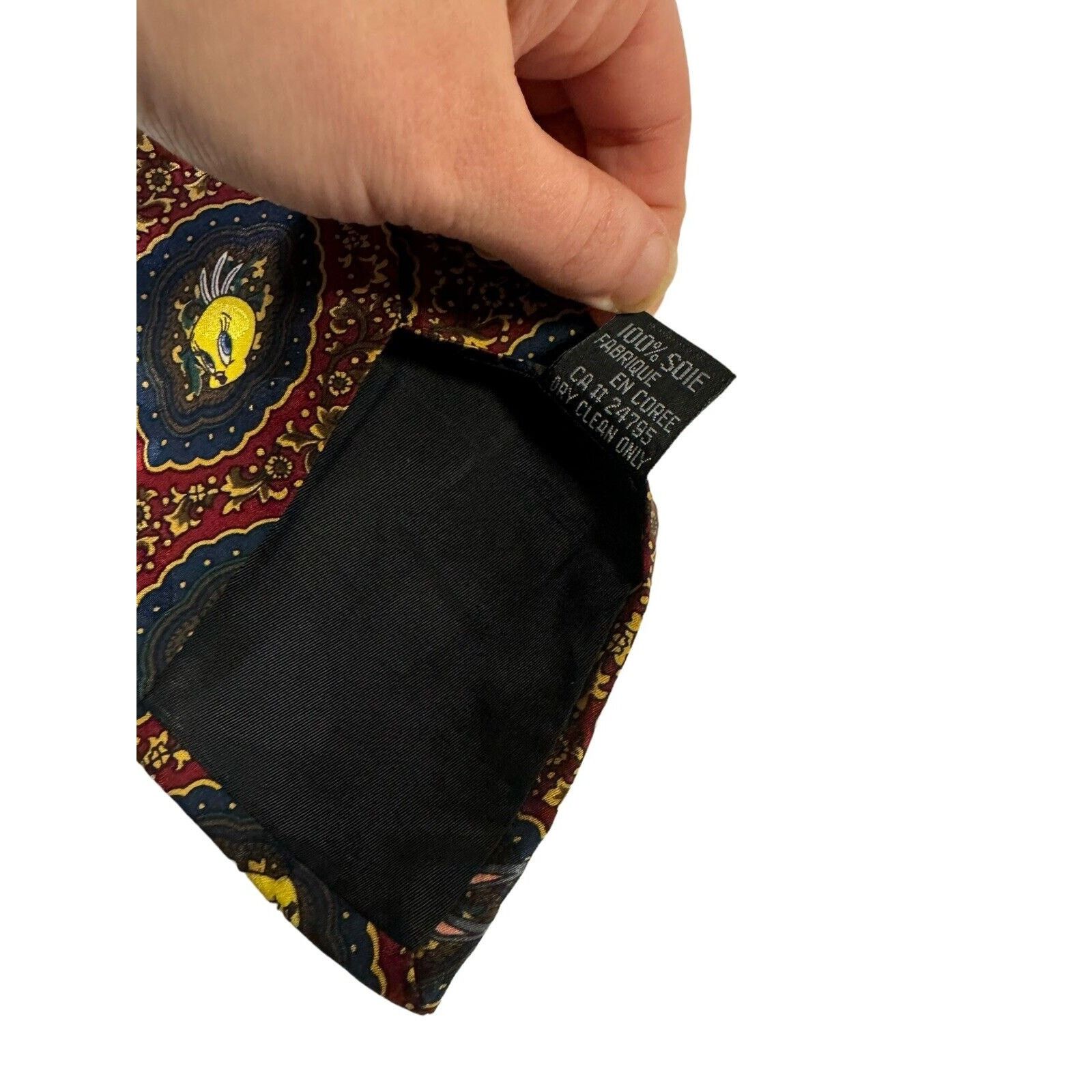 Vintage Looney Tunes Mania Portraits Bugs Bunny Daffy Necktie Size ONE SIZE - 6 Thumbnail