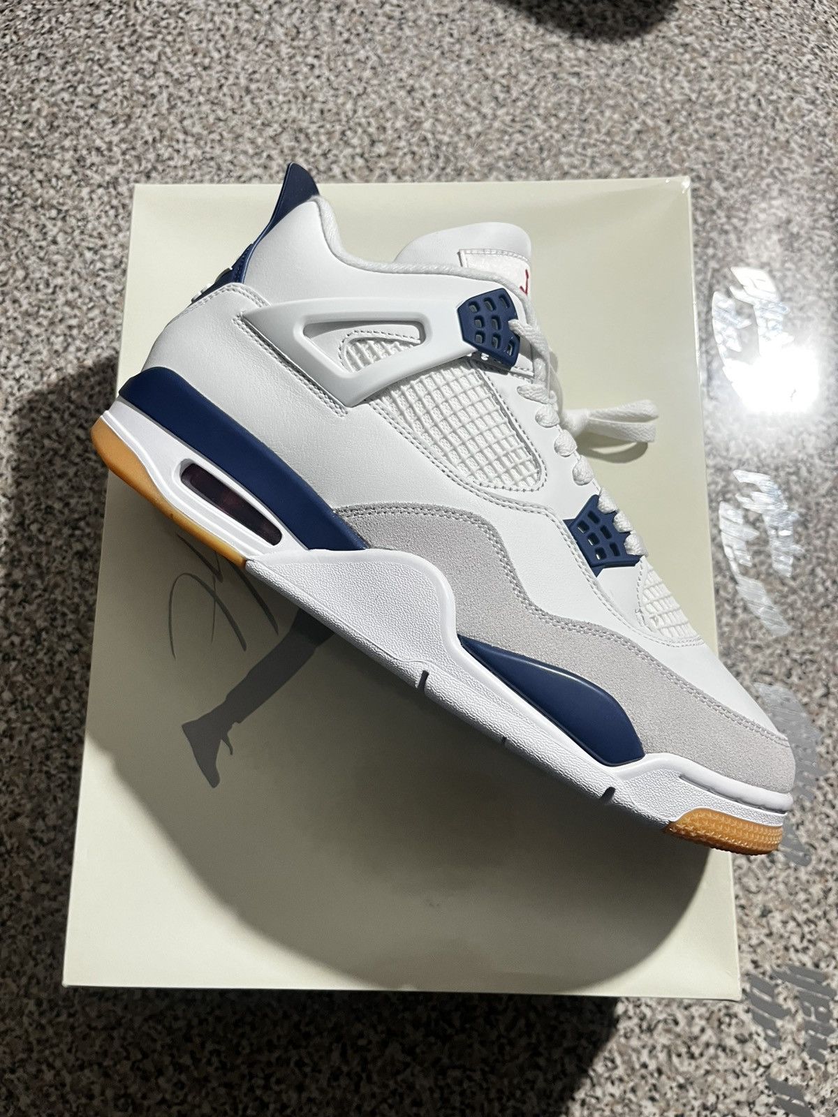Jordan Brand AIR JORDAN 4 RETRO SB “NAVY” Size US 11.5 / EU 44-45 - 1 Thumbnail