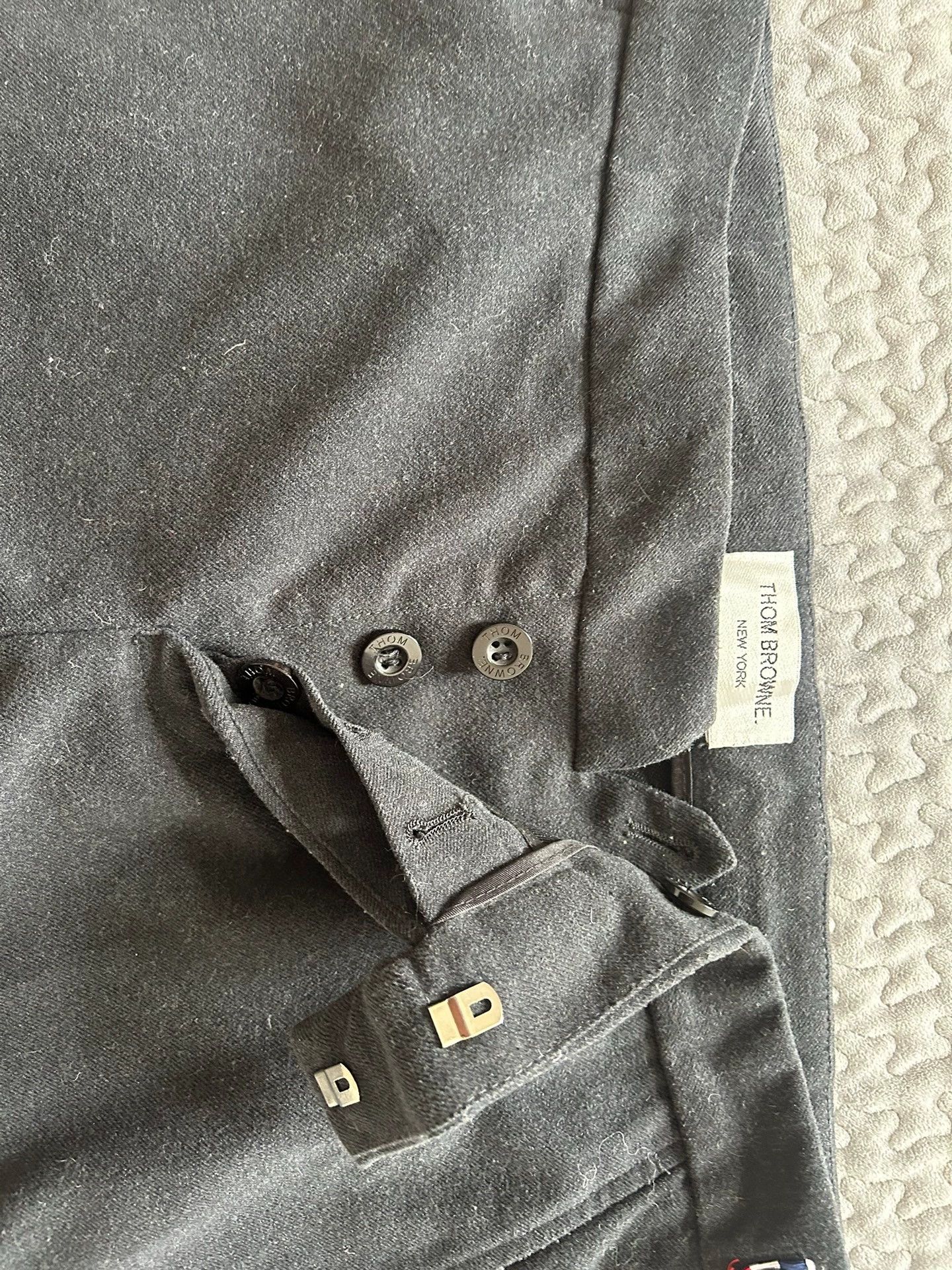 Thom Browne Thom Browne Gray Casual Pants Size US 30 / EU 46 - 1 Thumbnail