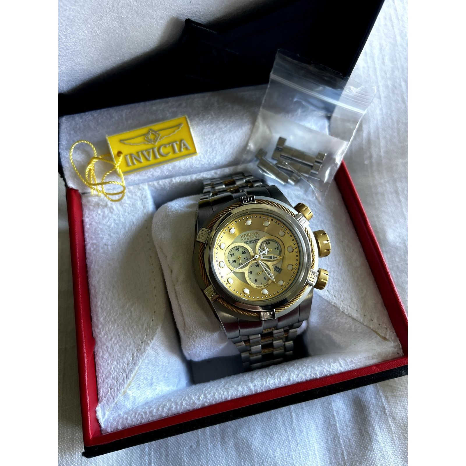 Invicta Invicta Reserve Bolt Zeus Jason Taylor silver/gold watch Size ONE SIZE - 1 Thumbnail