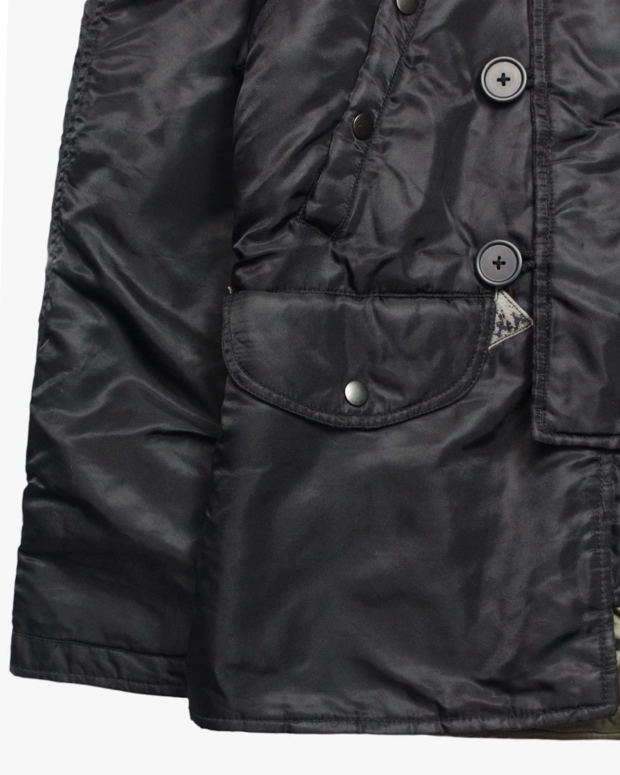 If Six Was Nine 1990S AVIREX REGULATION OFFICER’S UNIFORM FUR PARKA JACKET Size US M / EU 48-50 / 2 - 4 Thumbnail