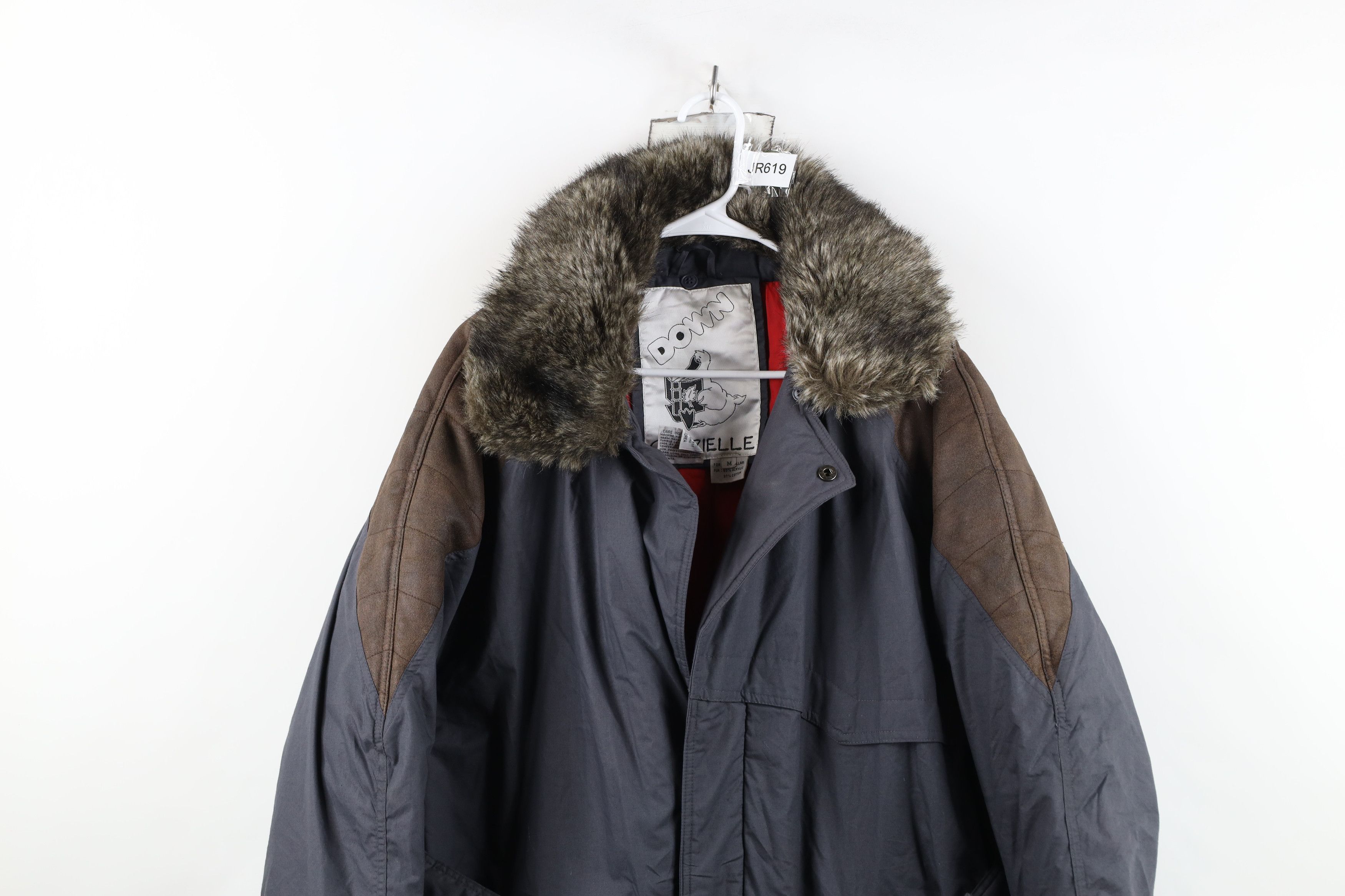 Vintage Vintage 90s Streetwear Duck Down Trench Coat Puffer Jacket Size US M / EU 48-50 / 2 - 2 Thumbnail