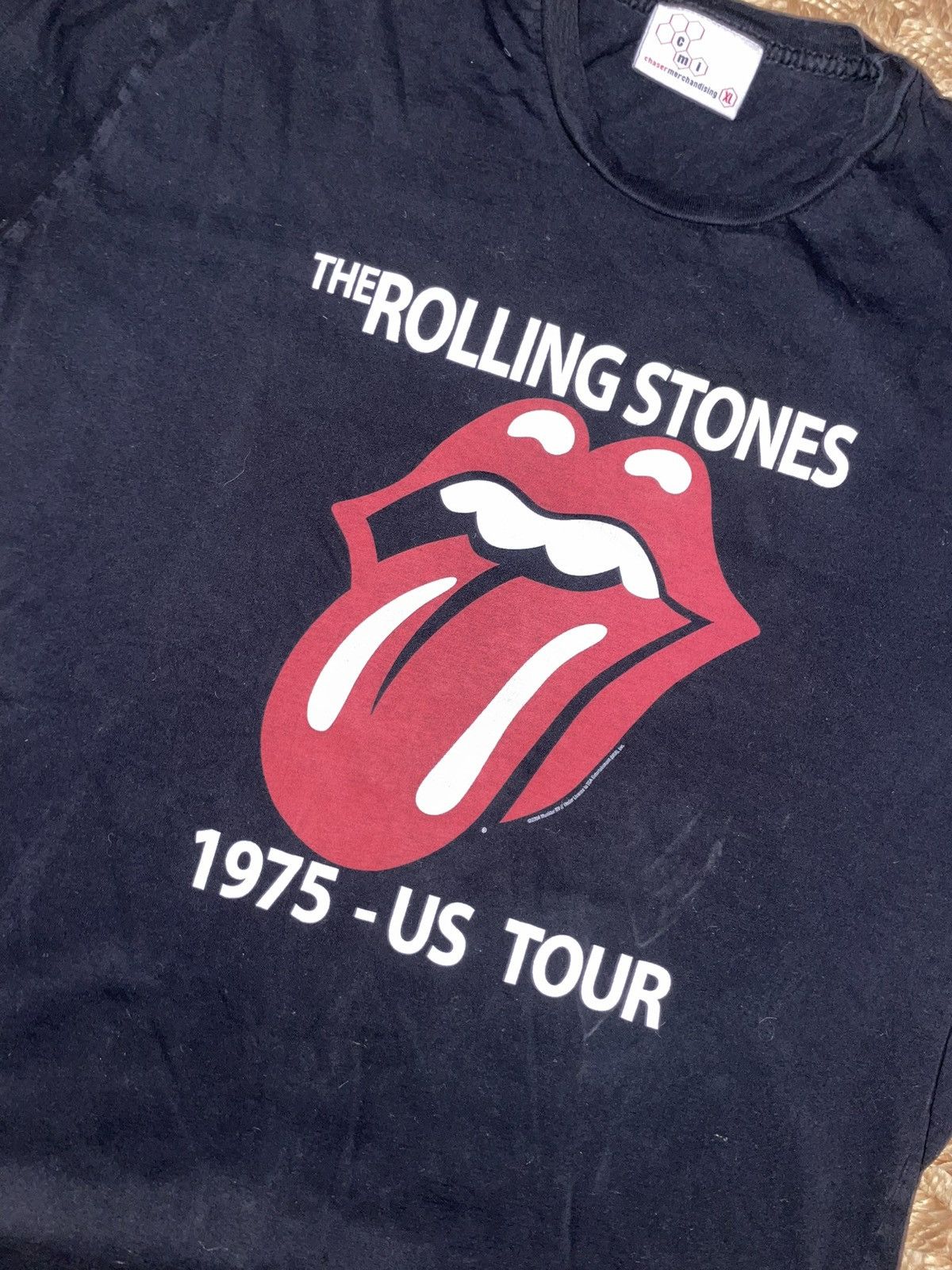 The Rolling Stones × Vintage Rolling Stones Band Tour Tee Size US XL / EU 56 / 4 - 2 Thumbnail