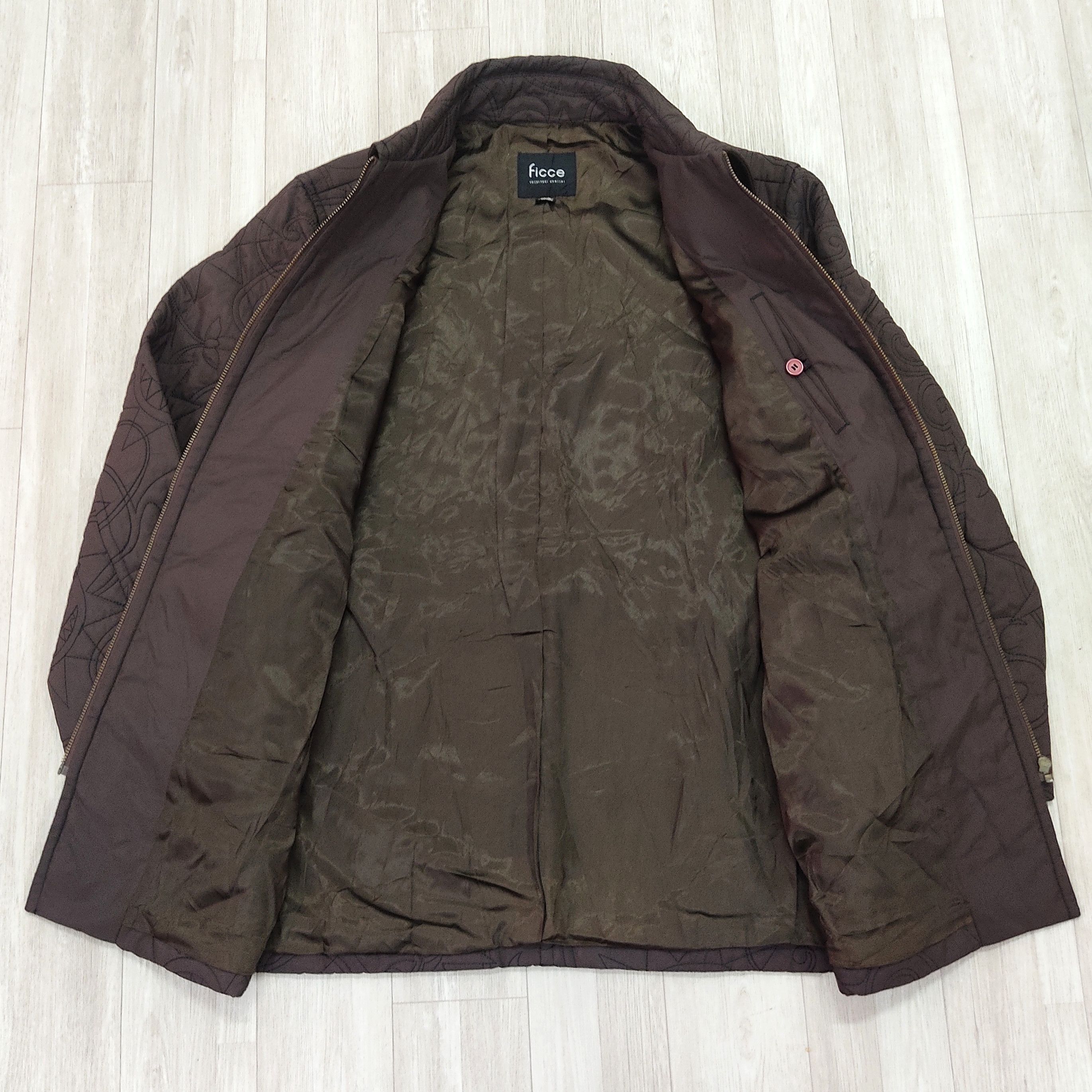Beauty Beast YOSHIYUKI KONISHI Ficce Uomo AOP Embossed Quilted Jacket Size M / US 6-8 / IT 42-44 - 12 Thumbnail