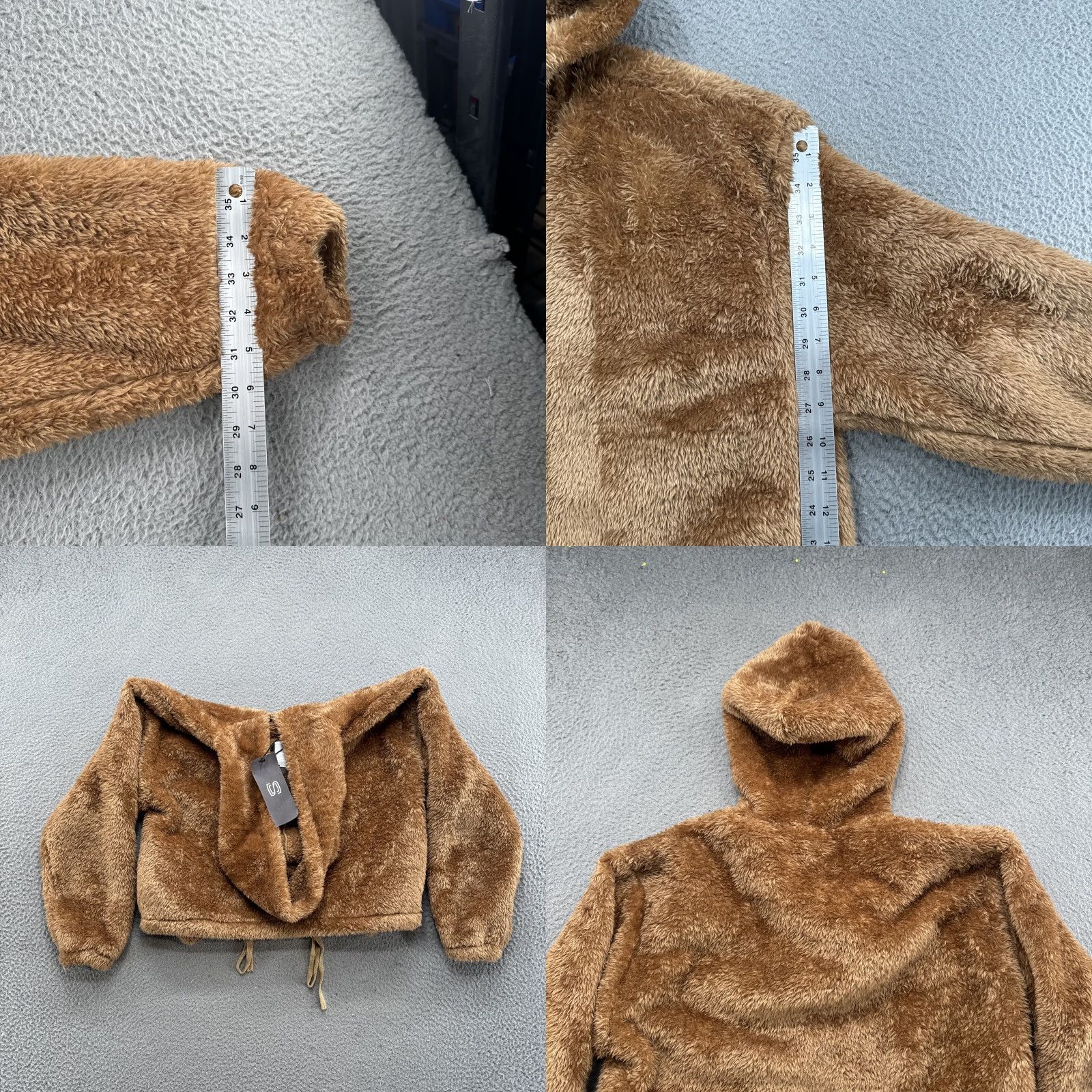 Vintage Sans Souci Brown Sherpa Full Zip Hoodie Sweatshirt Women’s Size Small NEW Size S / US 4 / IT 40 - 8 Thumbnail