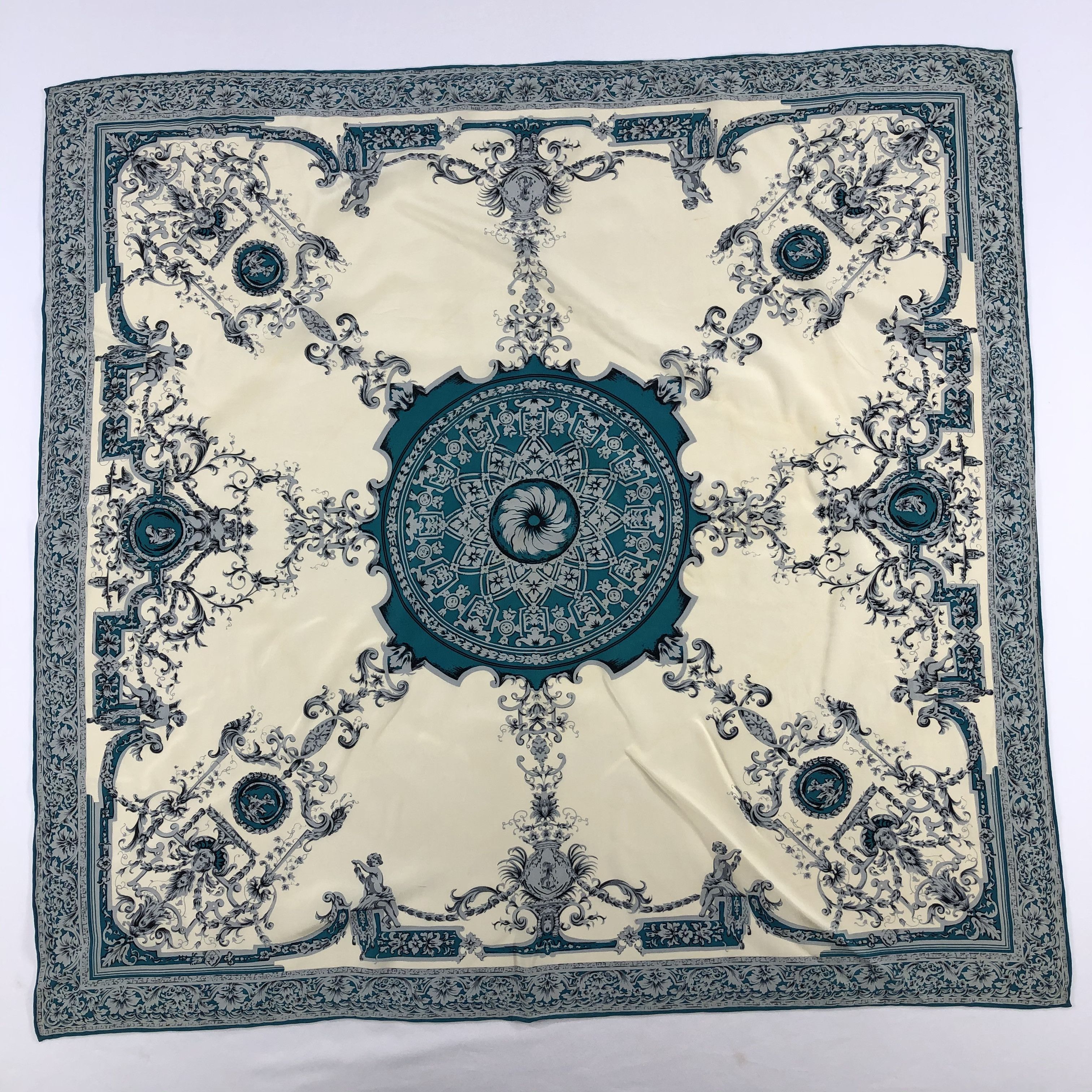 Vintage Vintage Silk Scarf Size ONE SIZE - 2 Thumbnail