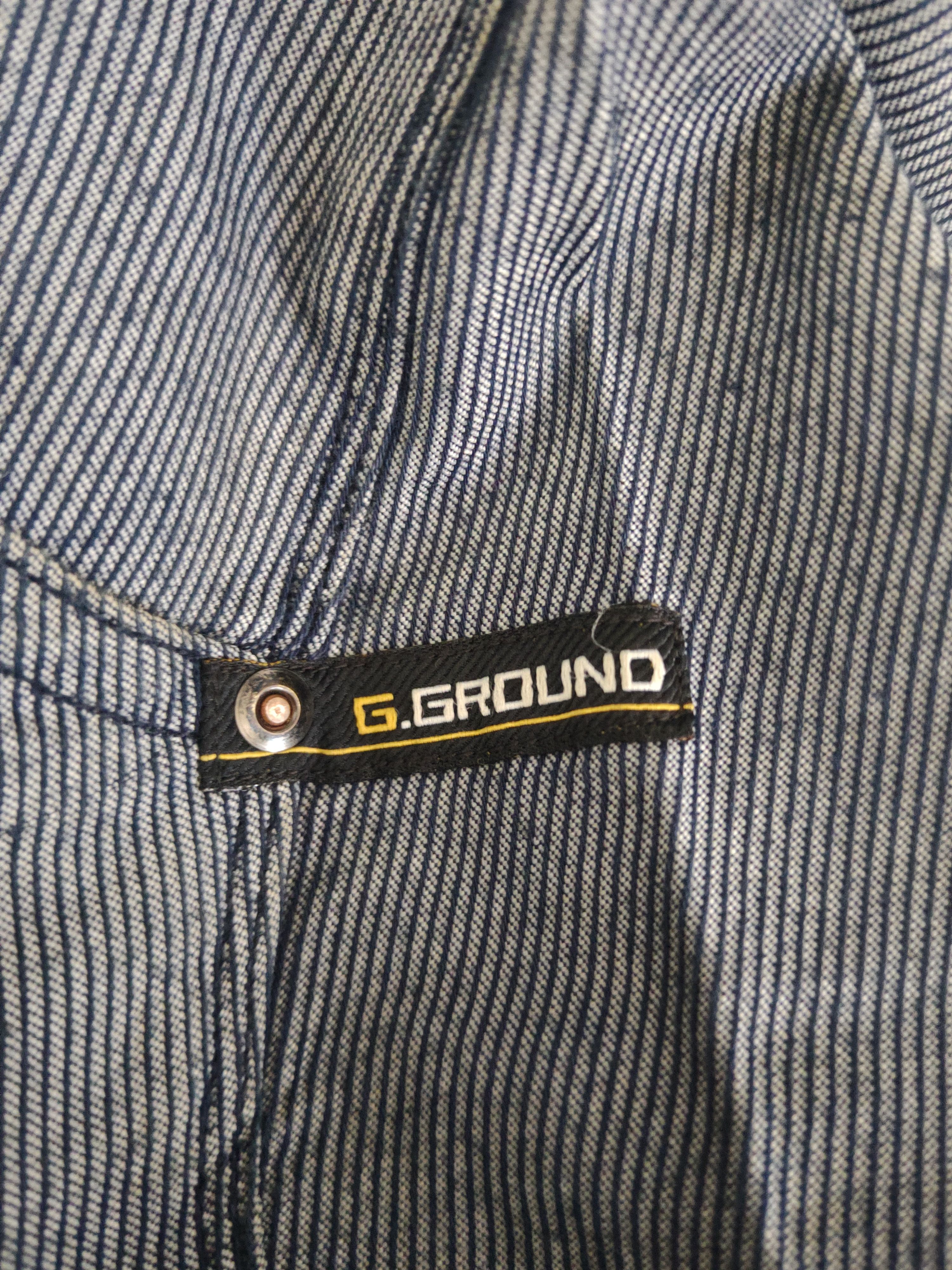 Japanese Brand DL G.ground Blue Multipocket Cargo Pants #46-281T Size US 30 / EU 46 - 13 Thumbnail