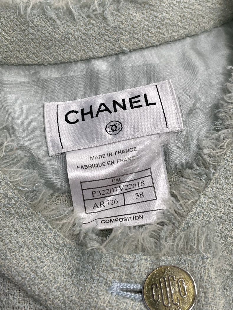 Chanel Chanel Mint green small tassel short sleeves Size XS / US 0-2 / IT 36-38 - 4 Thumbnail