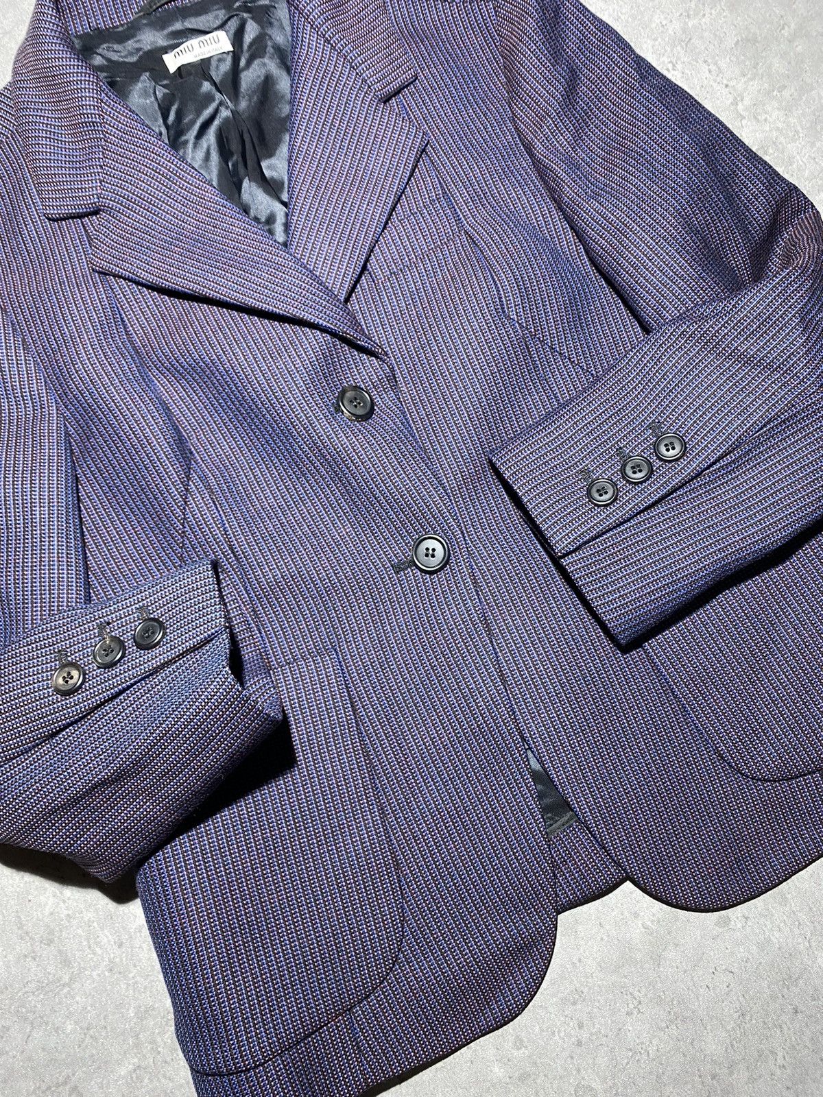 Miu Miu Miu Miu 2009 Virgin Wool Jacket Size XS / US 0-2 / IT 36-38 - 2 Thumbnail
