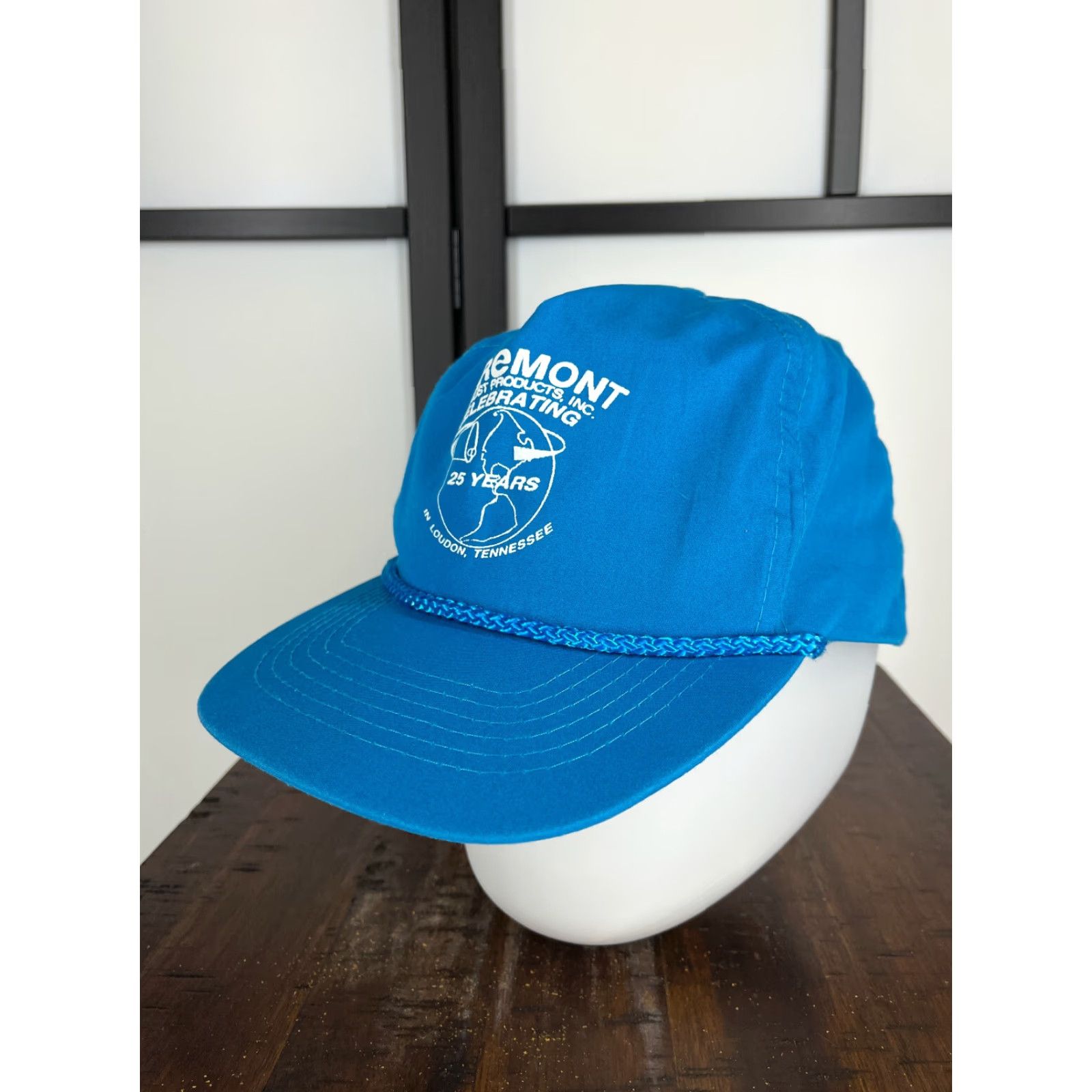 Vintage Maremont Exhaust Products Inc Hat Cap Strap Back Adult Blue 25 Years 90s Cars Exhaust Baseball Cap Adjustable Mens Blue Cap Size ONE SIZE - 4 Thumbnail