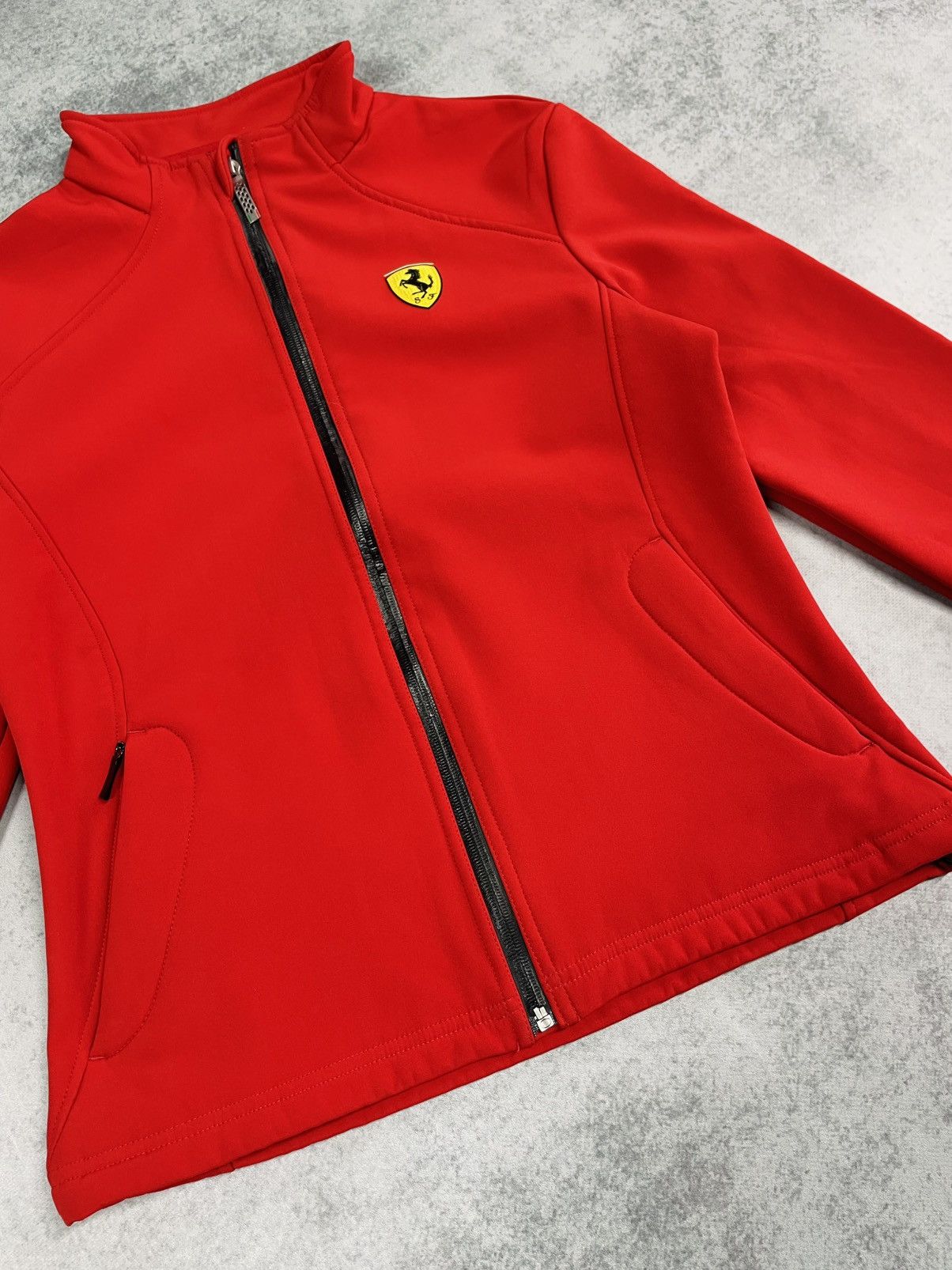 Ferrari Ferrari Scuderia Precisport Red Zip SoftShell Racing Jacket Size S / US 4 / IT 40 - 8 Thumbnail
