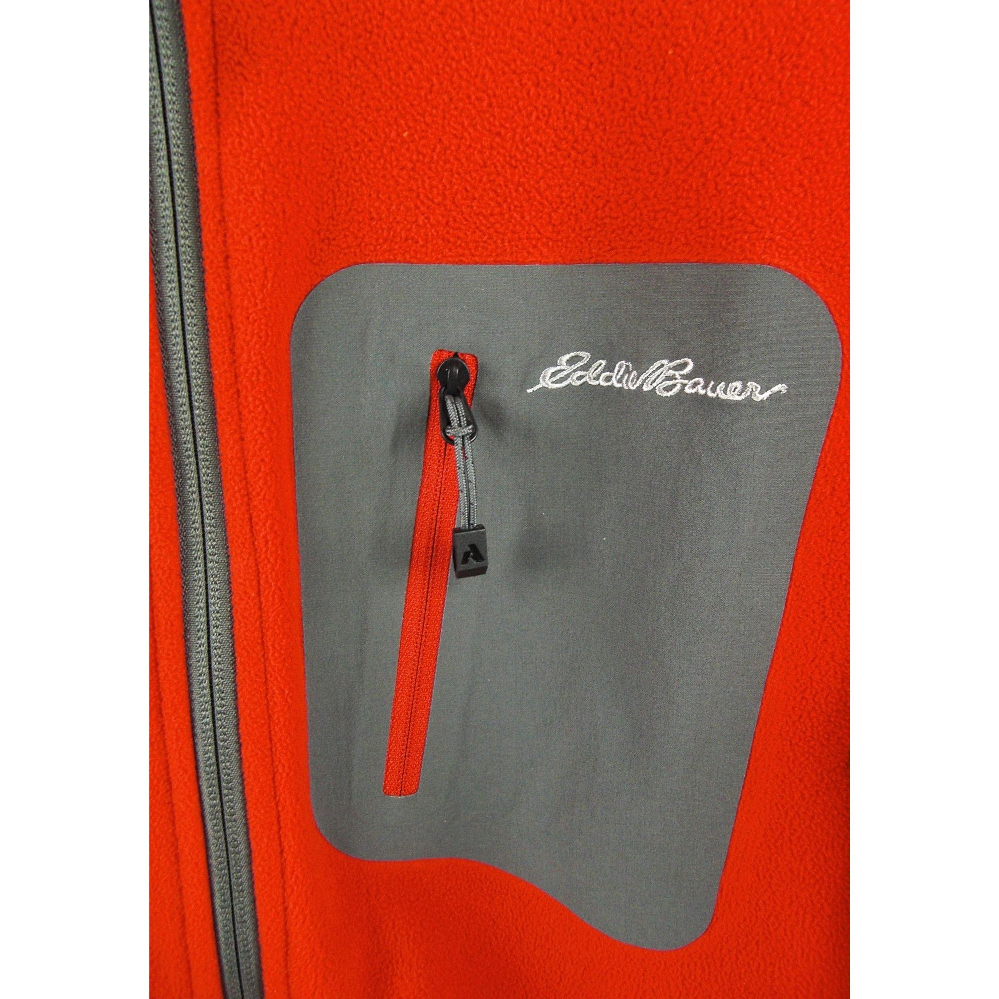 Other Eddie Bauer Men's Red Fleece Jacket Size Large Size US L / EU 52-54 / 3 - 3 Thumbnail