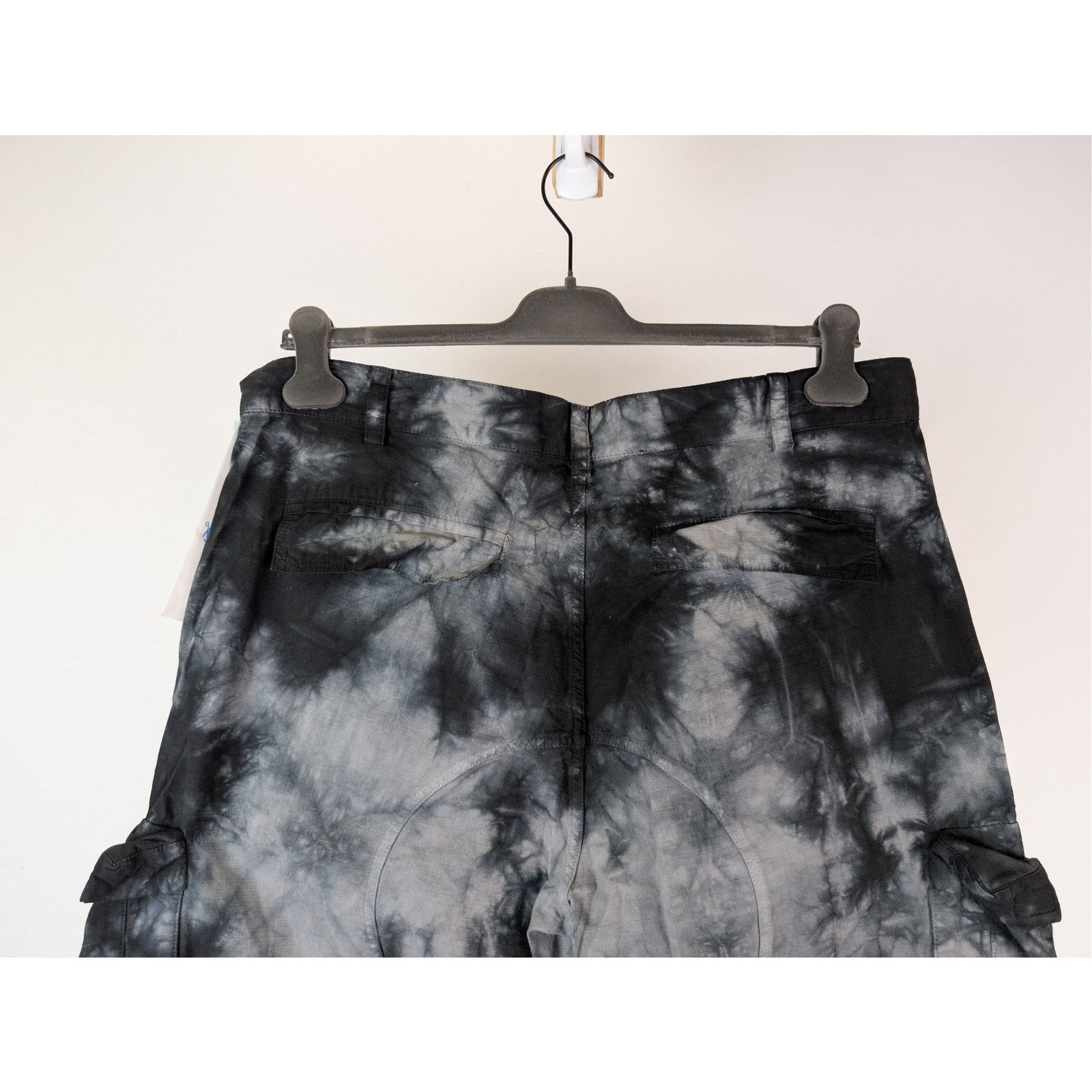 Off-White o1rshd1 Bounce Tie Dye Ripstop Cargo Pants Warm Grey / White Size US 38 / EU 54 - 10 Thumbnail
