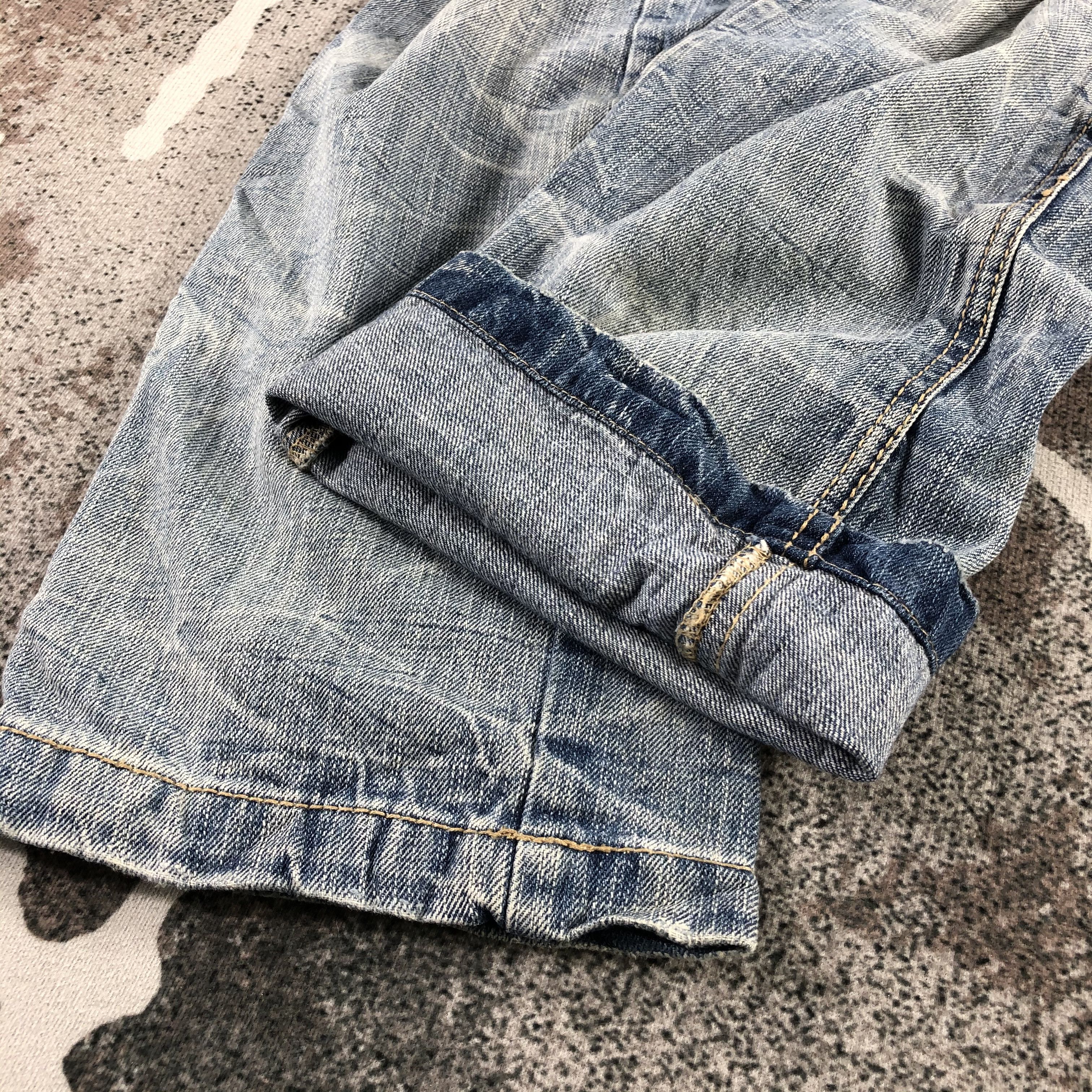 Japanese Brand Japanese Brand BOWW Jeans Faded Blue Denim KJ1274 Size US 30 / EU 46 - 6 Thumbnail