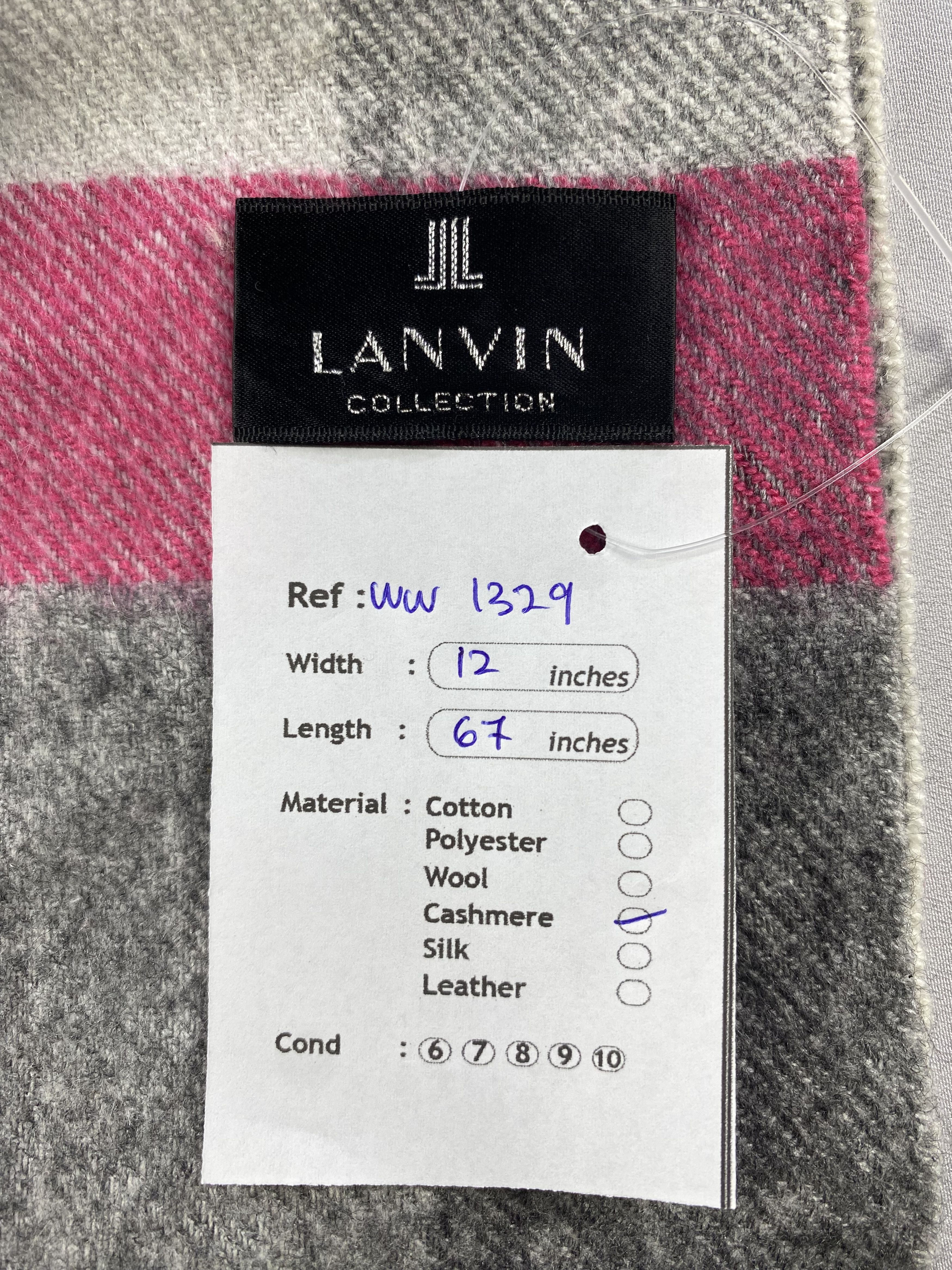 Lanvin × Vintage Lanvin Scarf / Muffler / Neckwear Size ONE SIZE - 8 Thumbnail